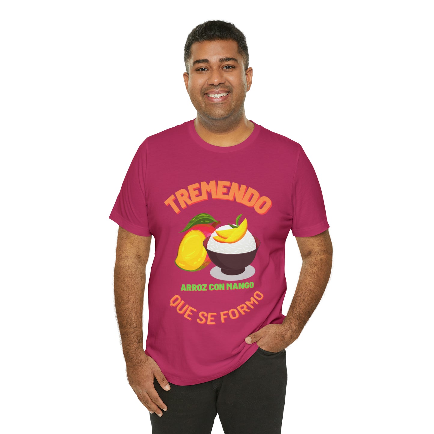 Tremendo Arroz Con Mango Que Se Formo -Unisex Jersey Short Sleeve Tee