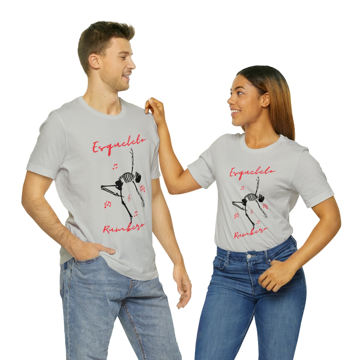 Esqueleto Rumbero Unisex Jersey Short Sleeve Tee