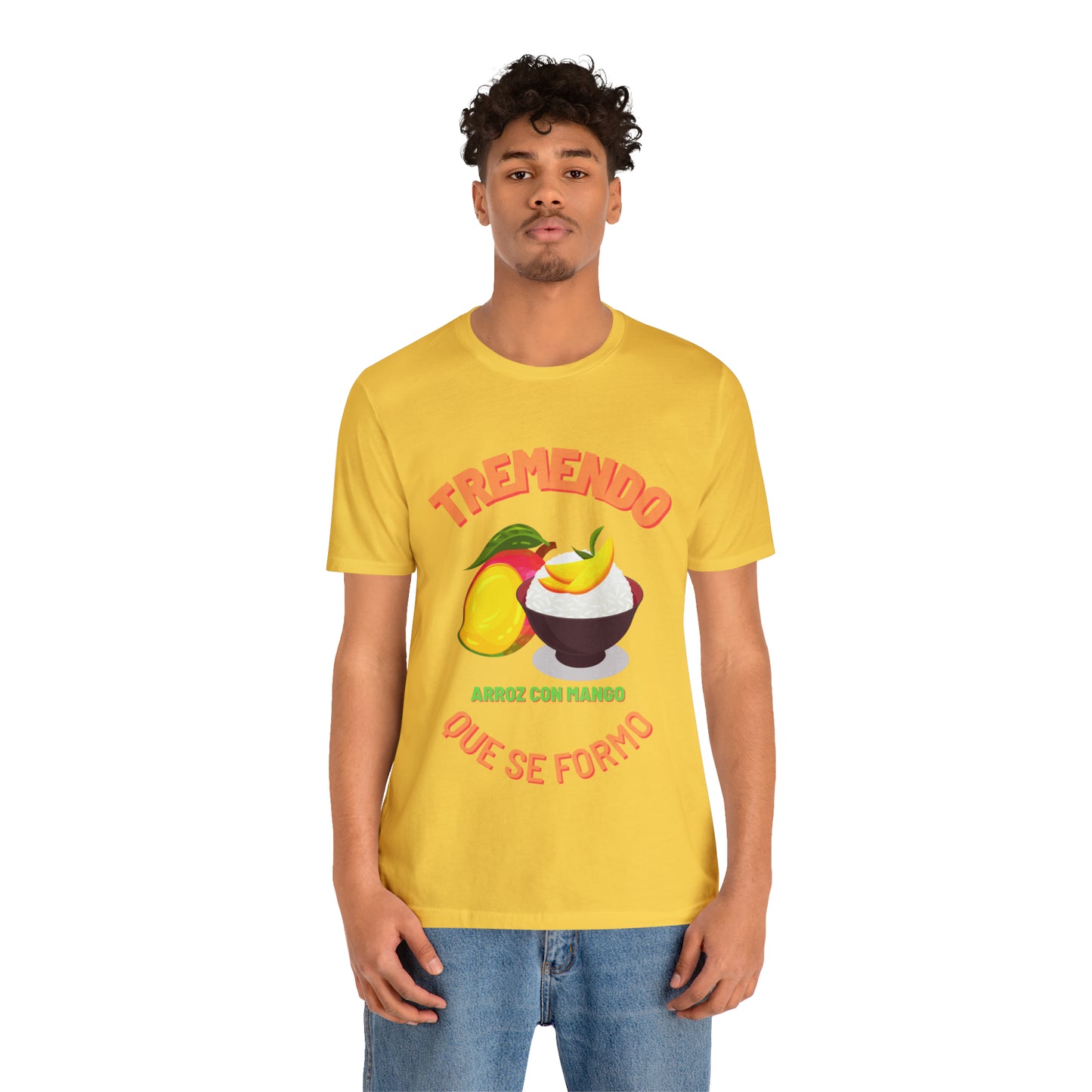 Tremendo Arroz Con Mango Que Se Formo -Unisex Jersey Short Sleeve Tee
