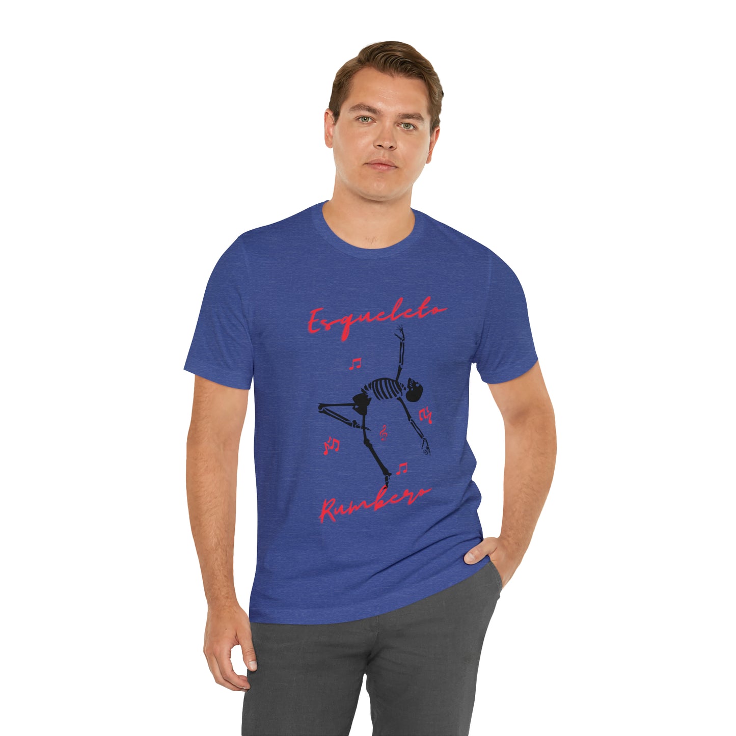 Esqueleto Rumbero Unisex Jersey Short Sleeve Tee