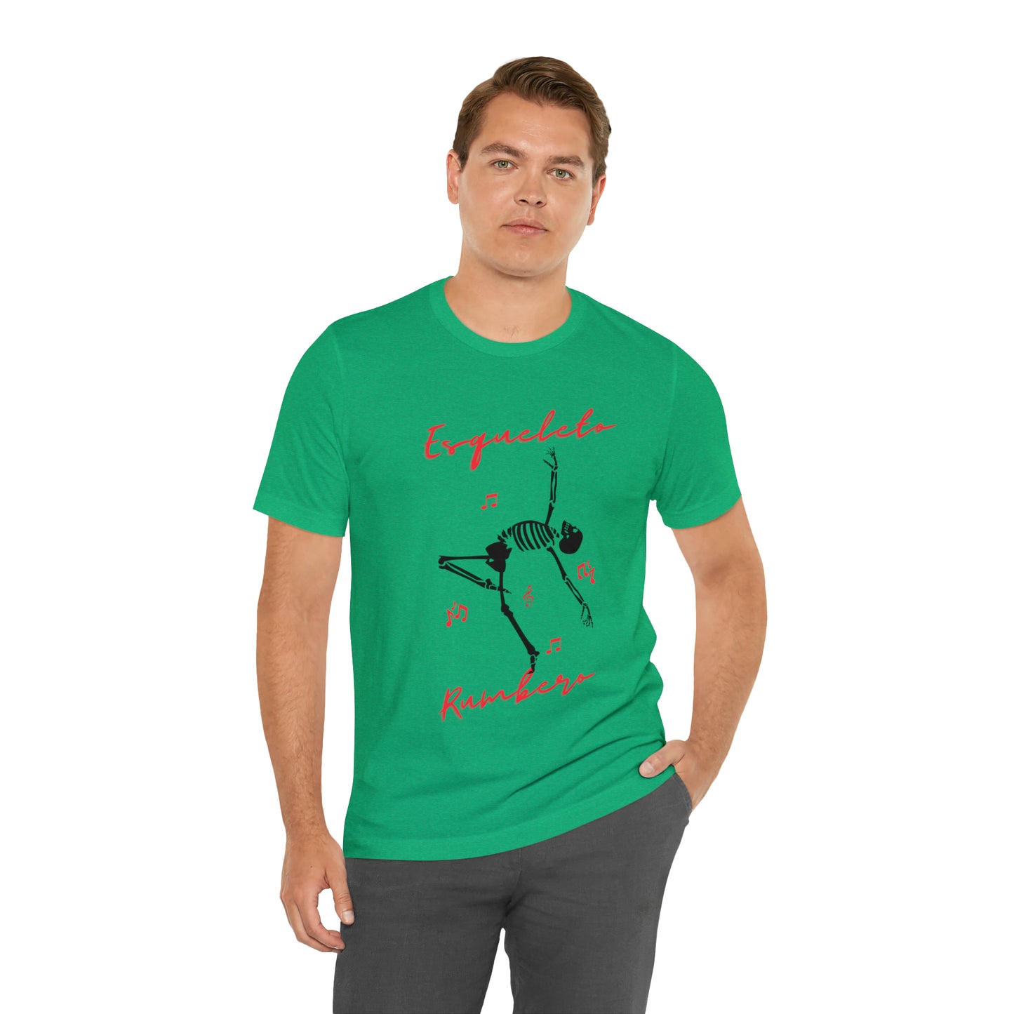 Esqueleto Rumbero Unisex Jersey Short Sleeve Tee