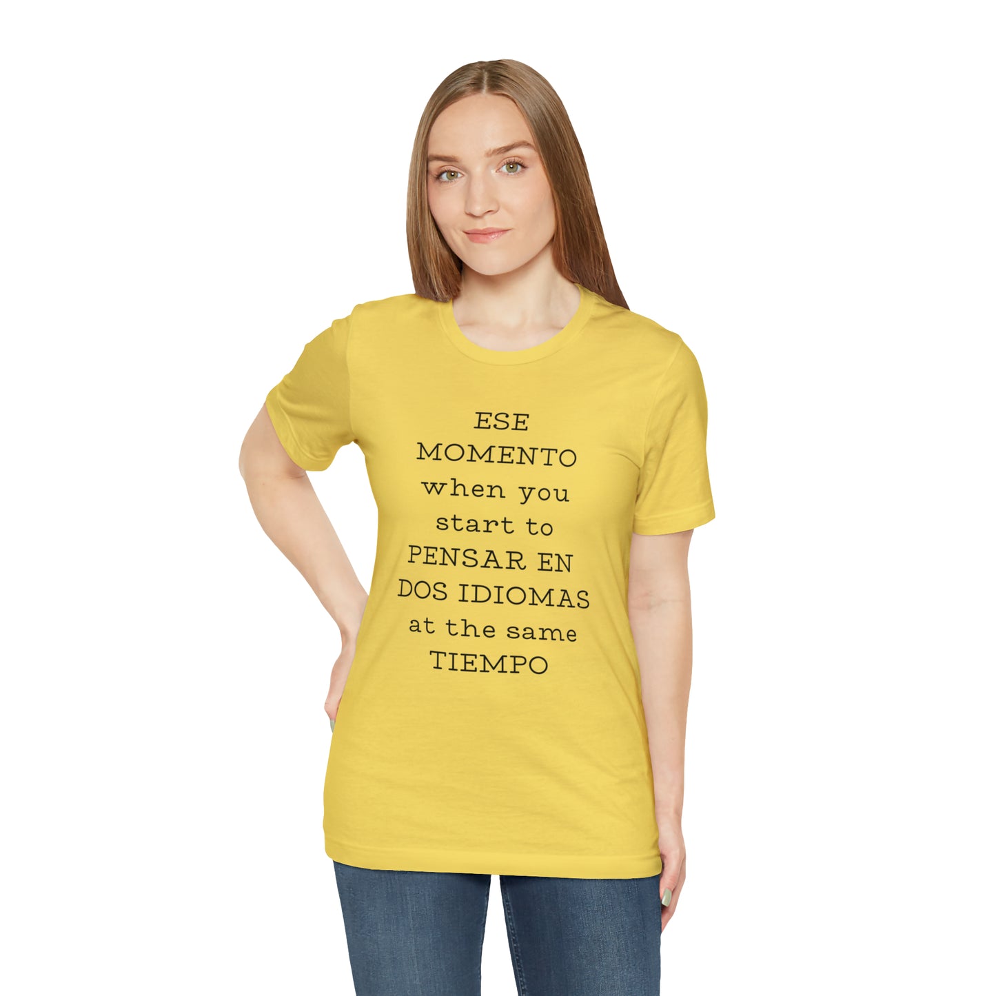 Im Bilingual Unisex Jersey Short Sleeve Tee