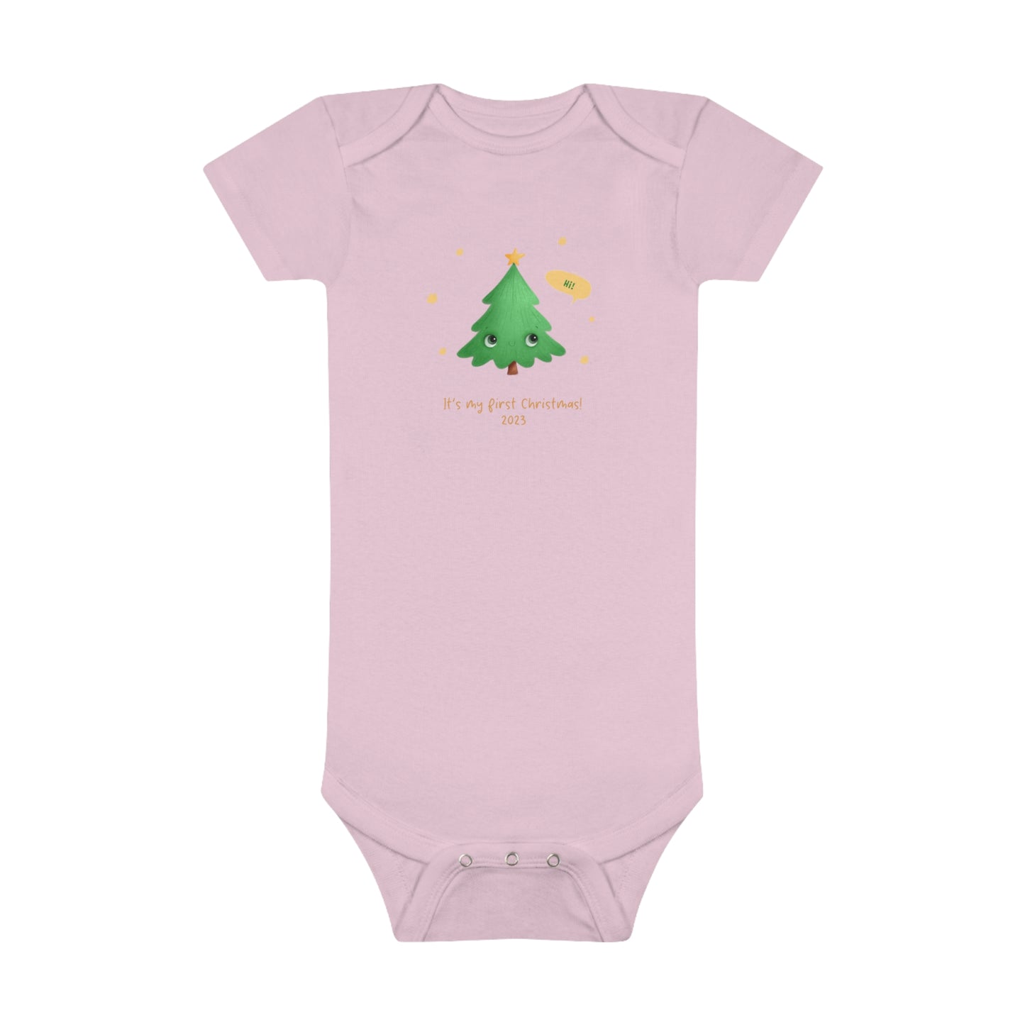 My First Christmas 2023 Baby Short Sleeve Onesie®