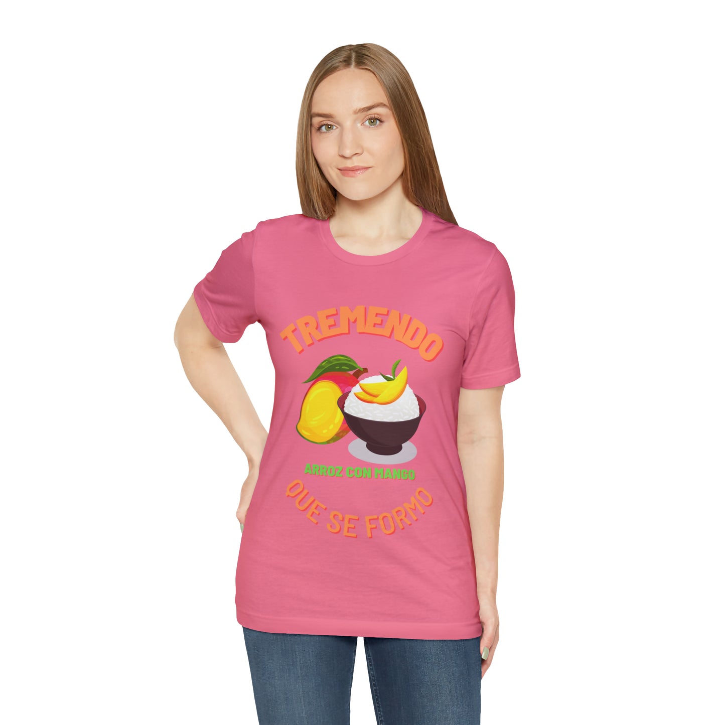 Tremendo Arroz Con Mango Que Se Formo -Unisex Jersey Short Sleeve Tee