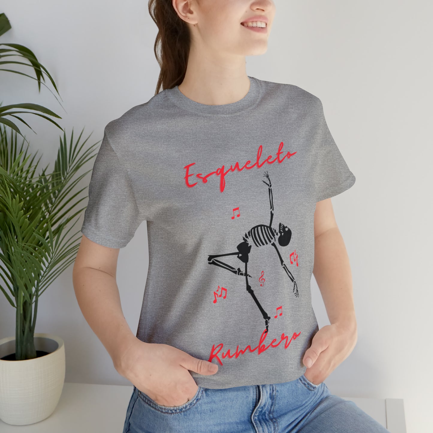 Esqueleto Rumbero Unisex Jersey Short Sleeve Tee