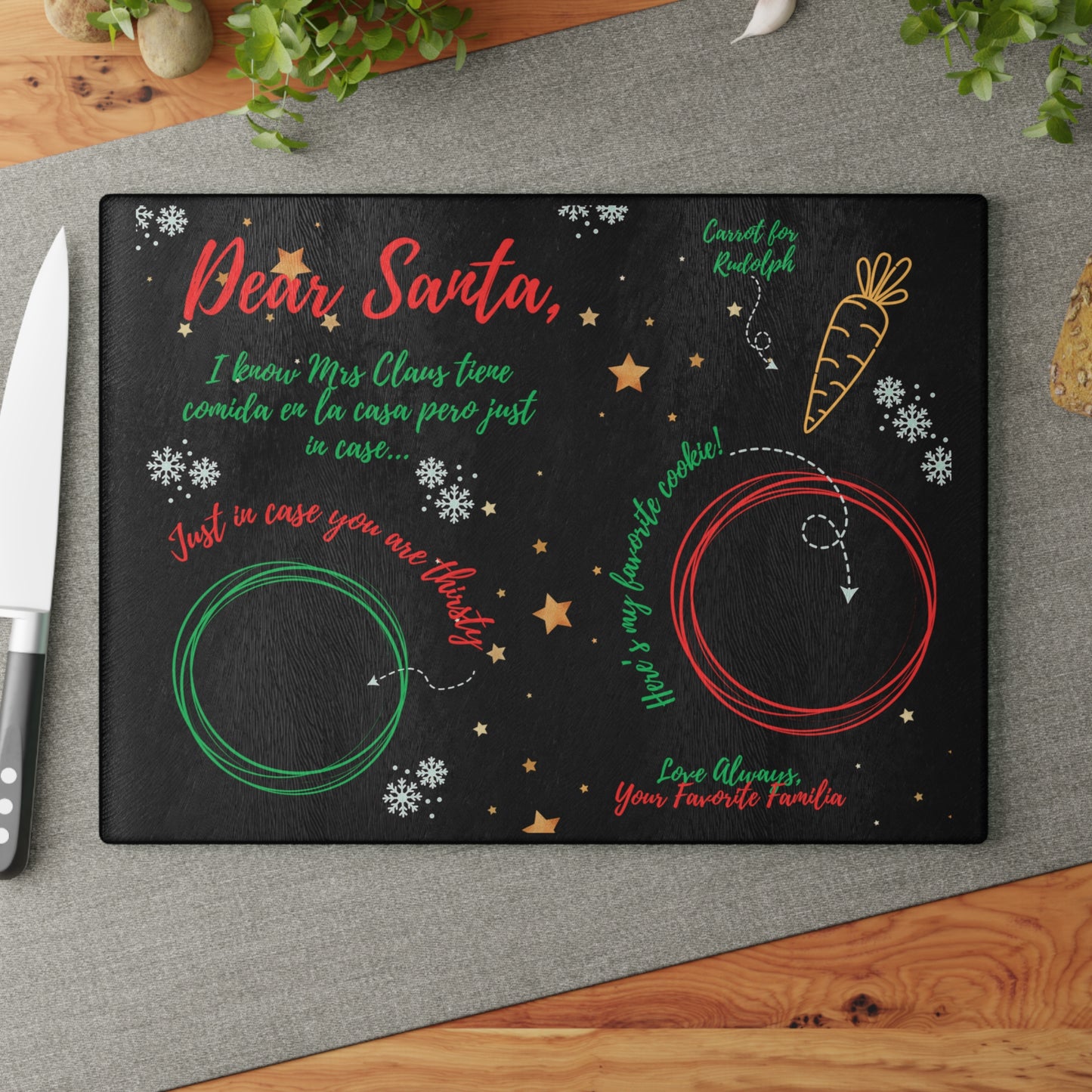Santa Cookie Tray