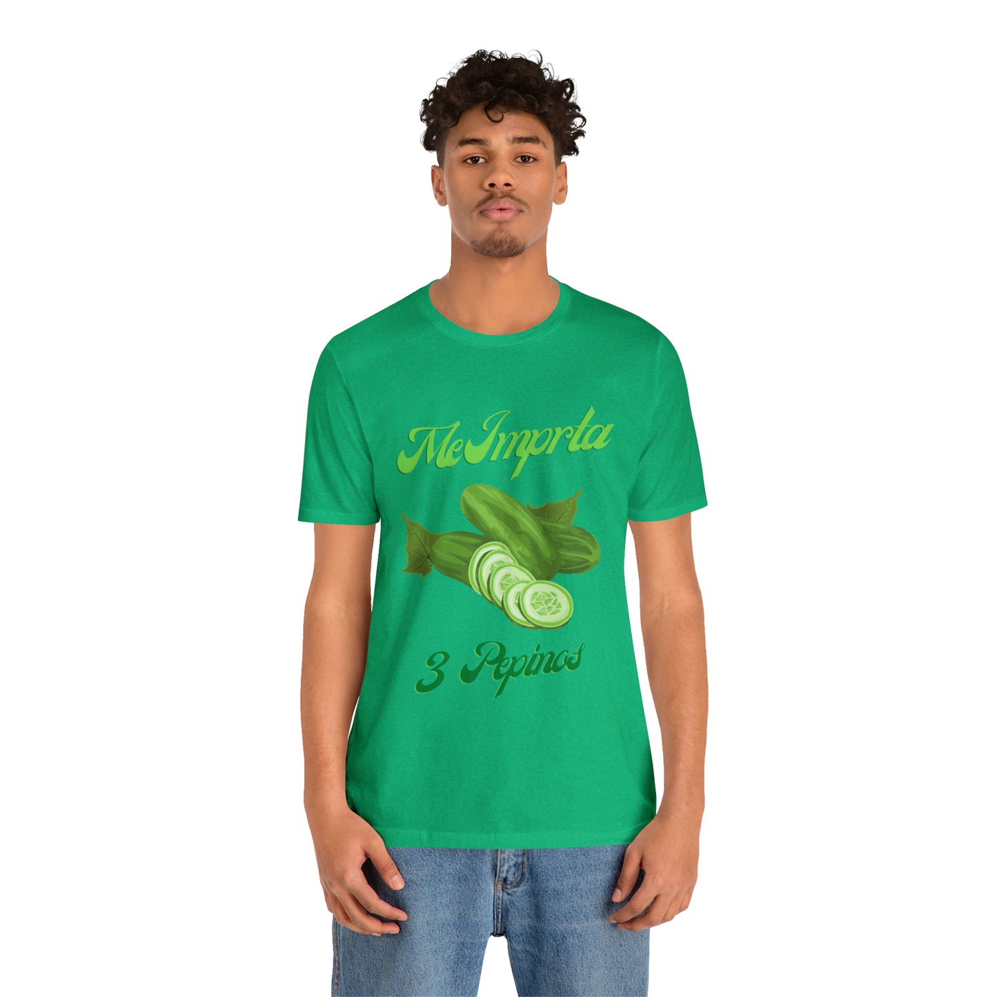 Me Importa 3 Pepinos -Unisex Jersey Short Sleeve Tee