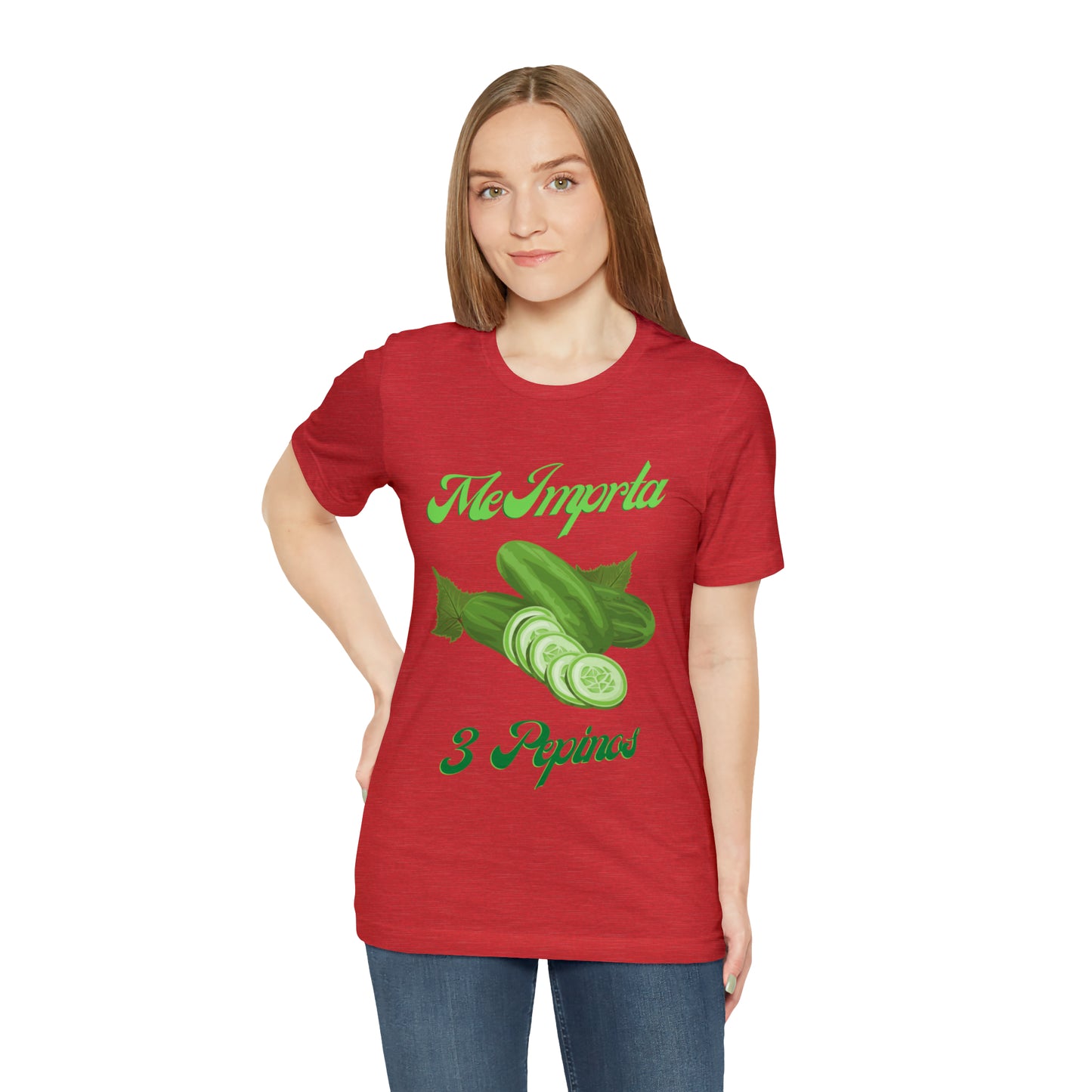 Me Importa 3 Pepinos -Unisex Jersey Short Sleeve Tee