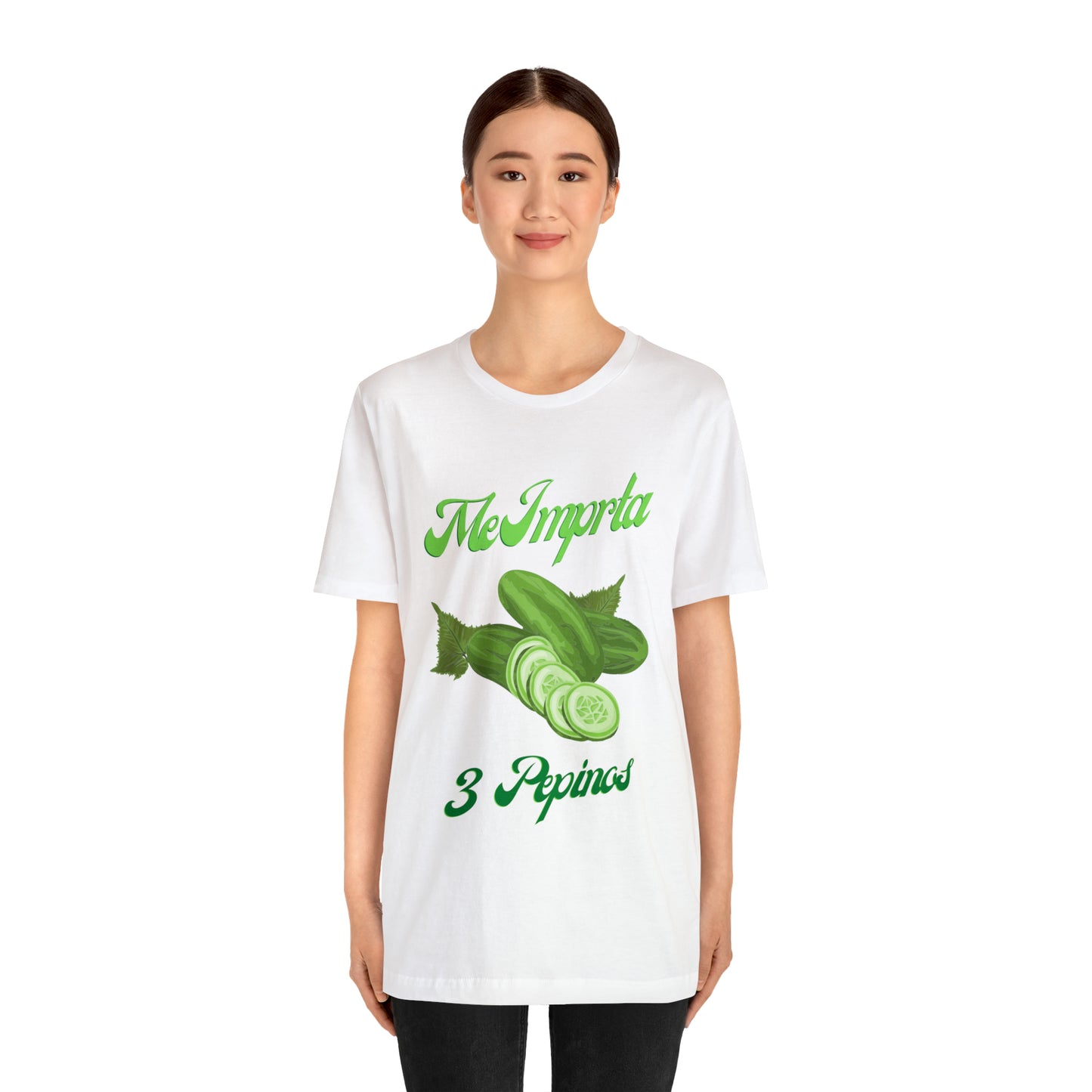 Me Importa 3 Pepinos -Unisex Jersey Short Sleeve Tee