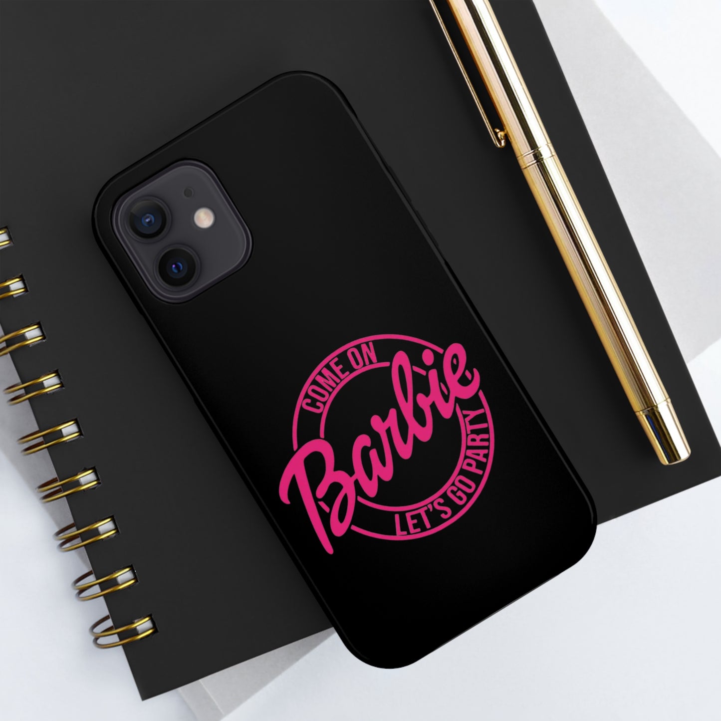 Come on Barbie Lets Go Party Black Tough Phone Case