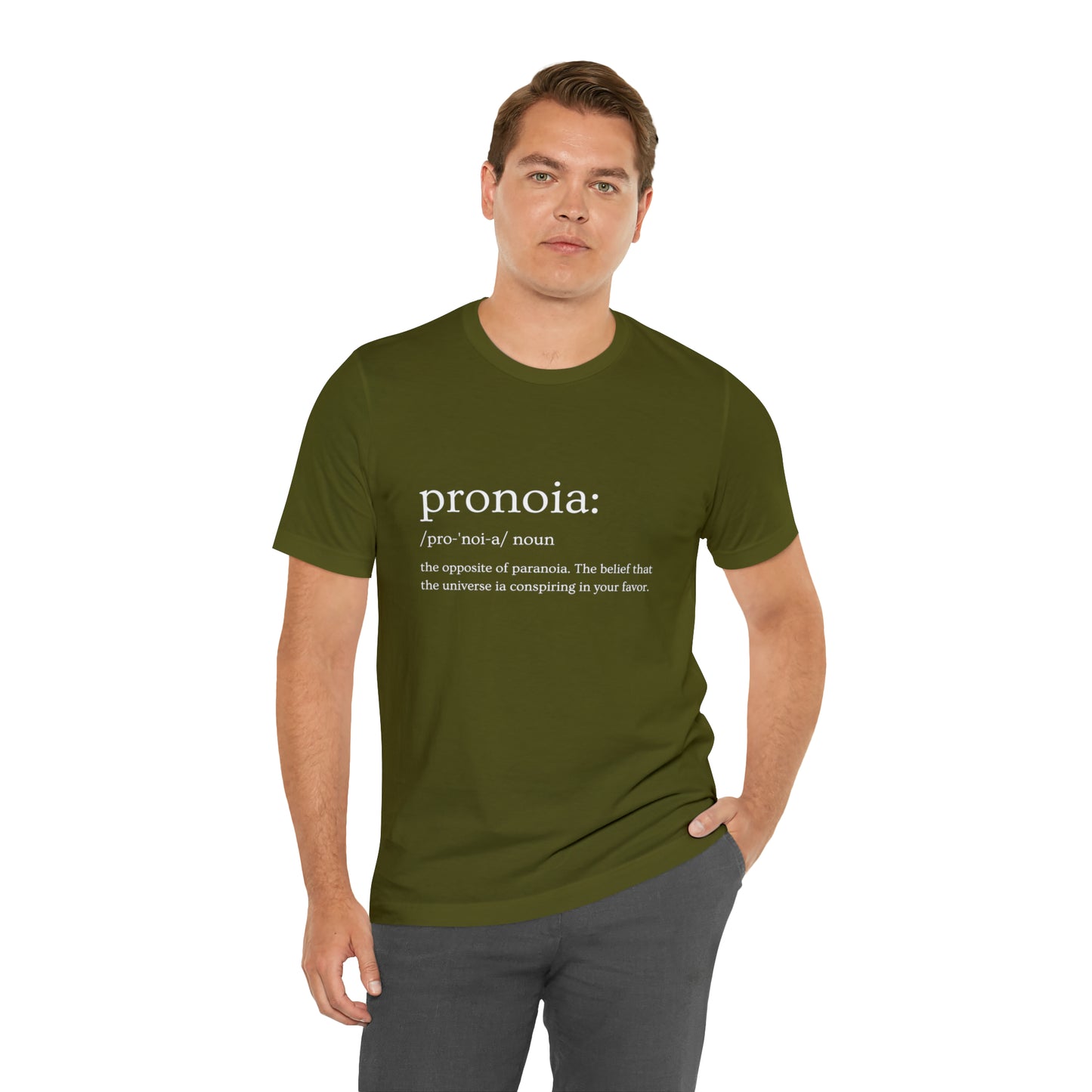 Pronoia Definition - Unisex Jersey Short Sleeve Tee