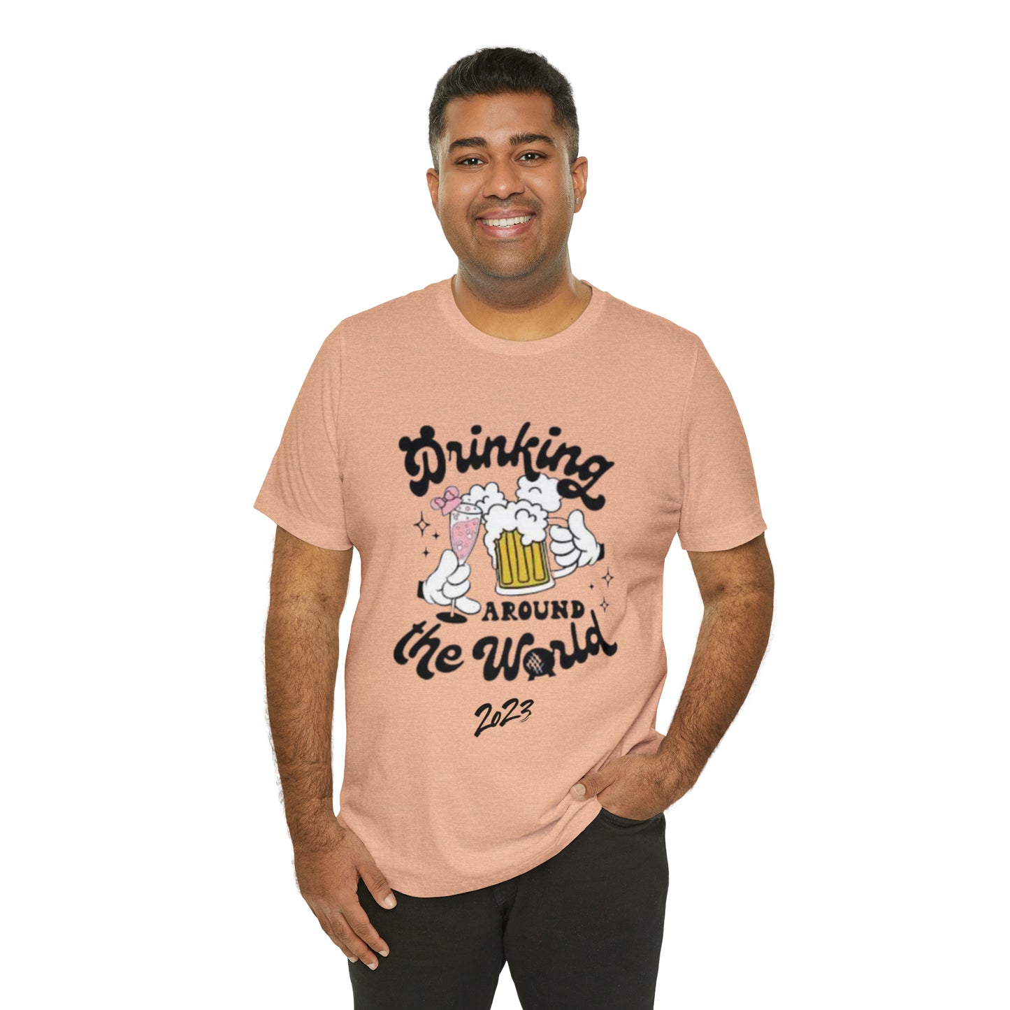 Epcot Drinking Around the World Unisex Jersey Short Sleeve Tee