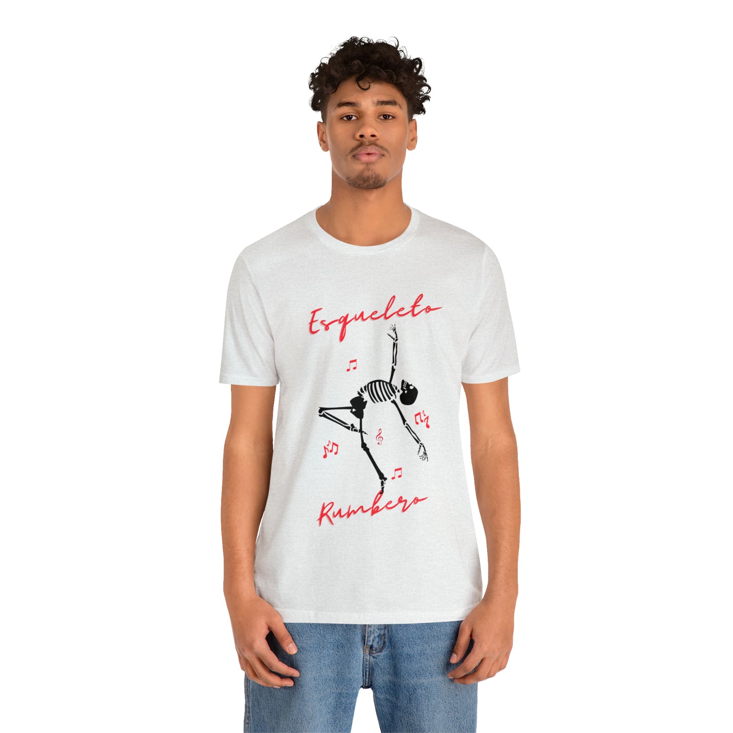 Esqueleto Rumbero Unisex Jersey Short Sleeve Tee