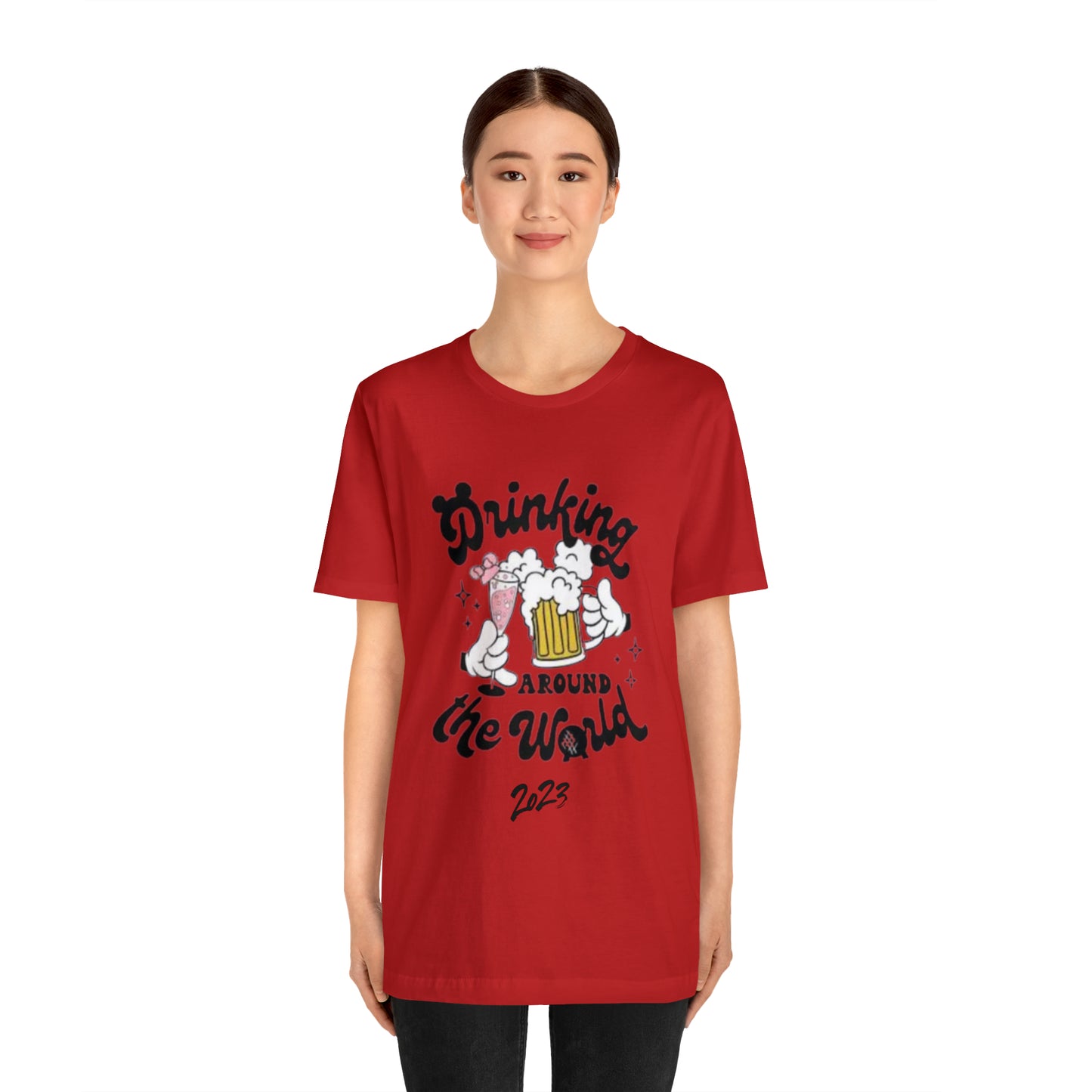 Epcot Drinking Around the World Unisex Jersey Short Sleeve Tee
