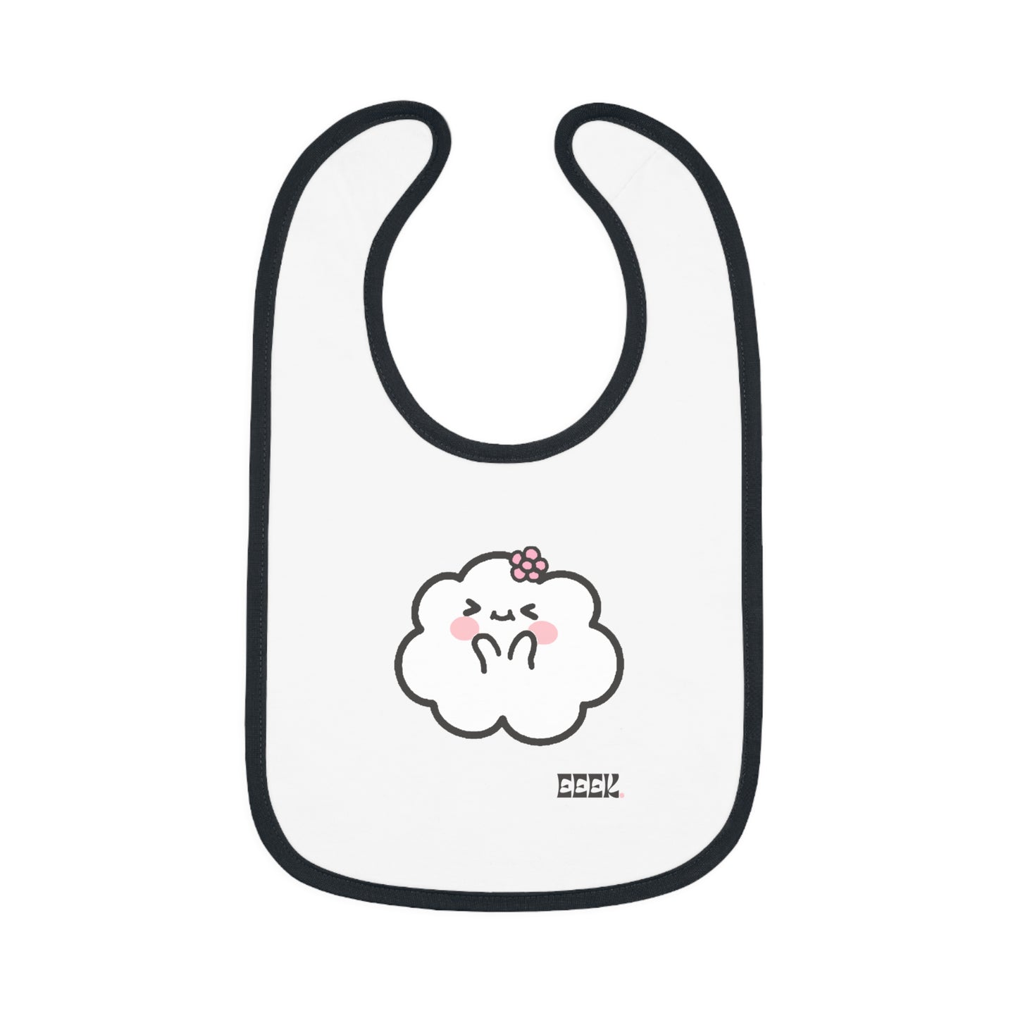 Eeek- Cumulo Cuties Baby Contrast Trim Jersey Bib
