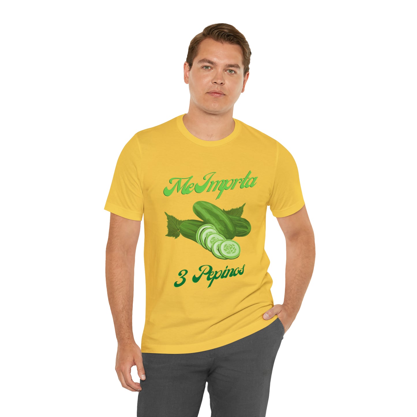 Me Importa 3 Pepinos -Unisex Jersey Short Sleeve Tee