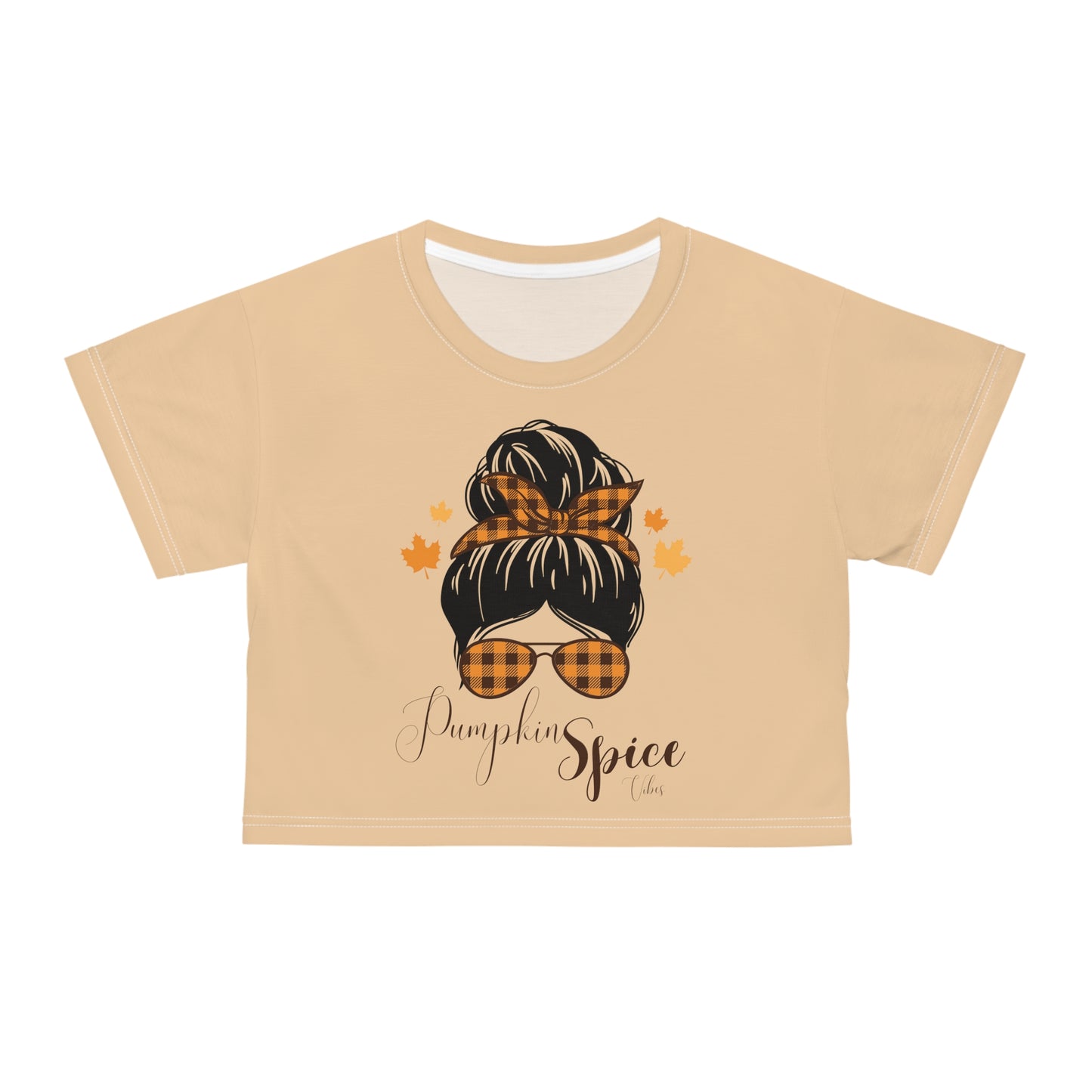 Pumpkin Spice Vibes Cropped T