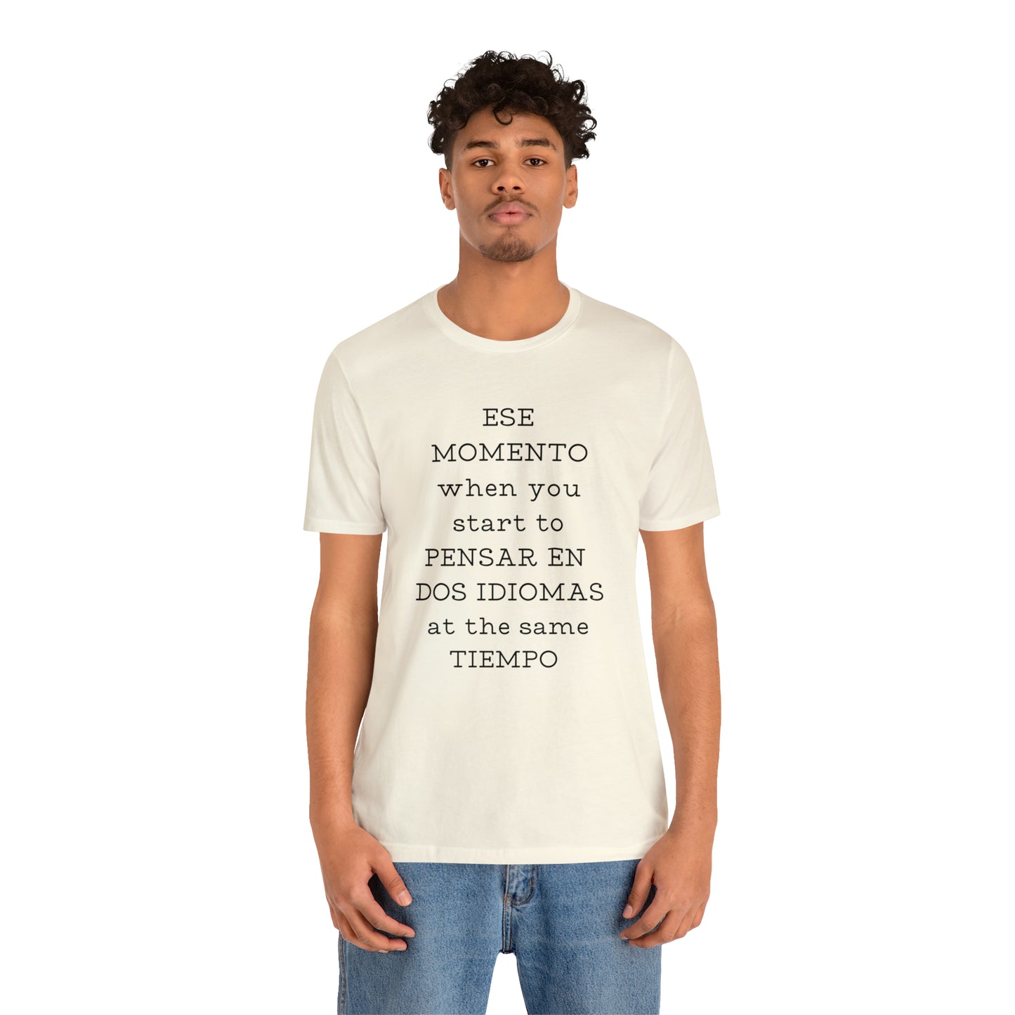 Im Bilingual Unisex Jersey Short Sleeve Tee