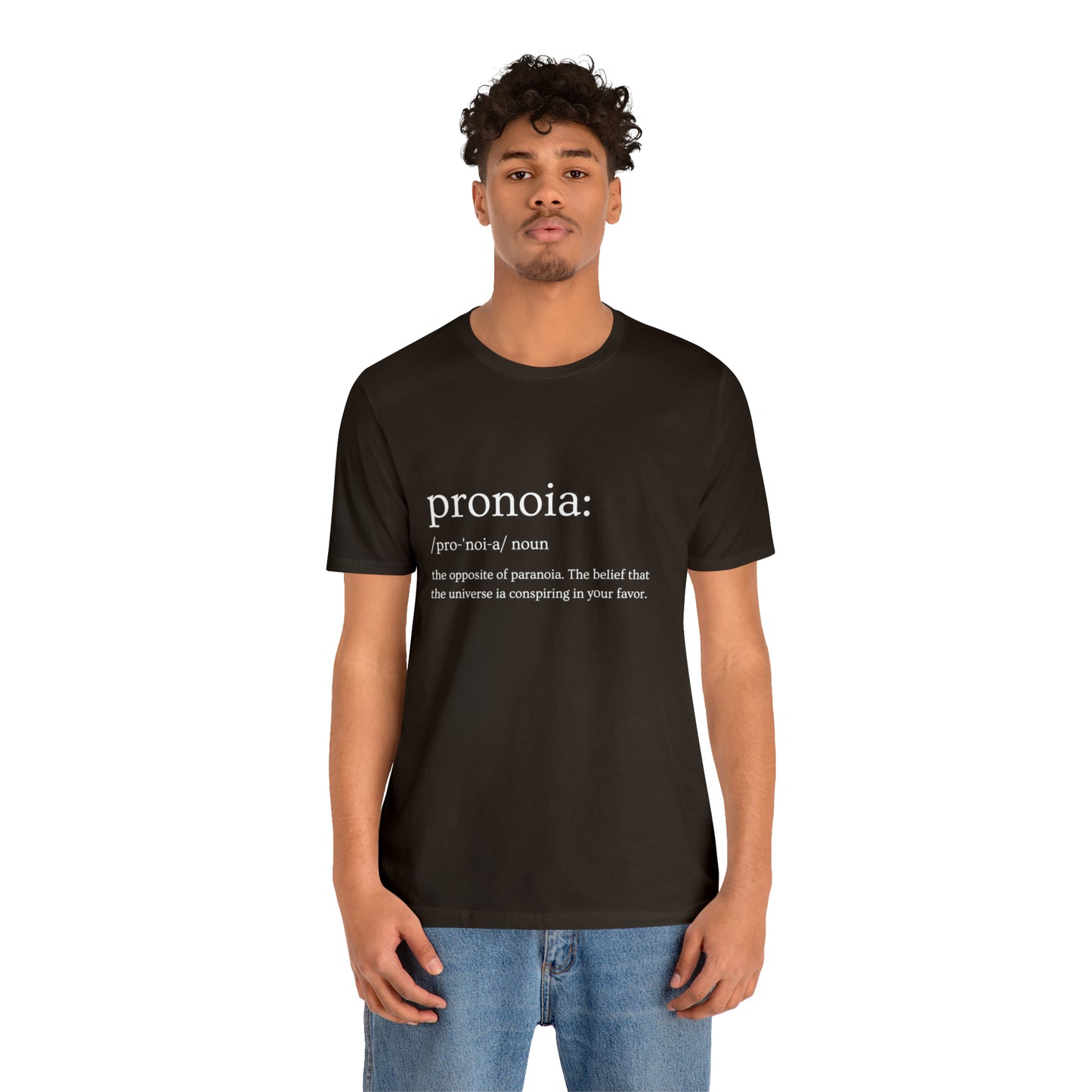 Pronoia Definition - Unisex Jersey Short Sleeve Tee