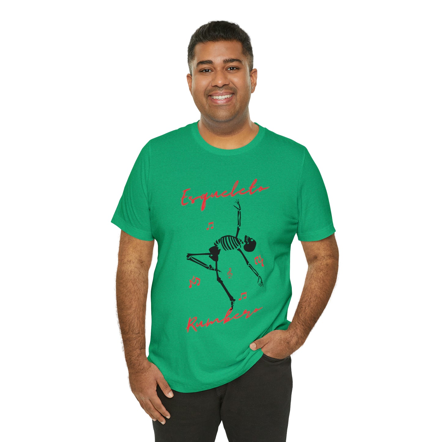 Esqueleto Rumbero Unisex Jersey Short Sleeve Tee