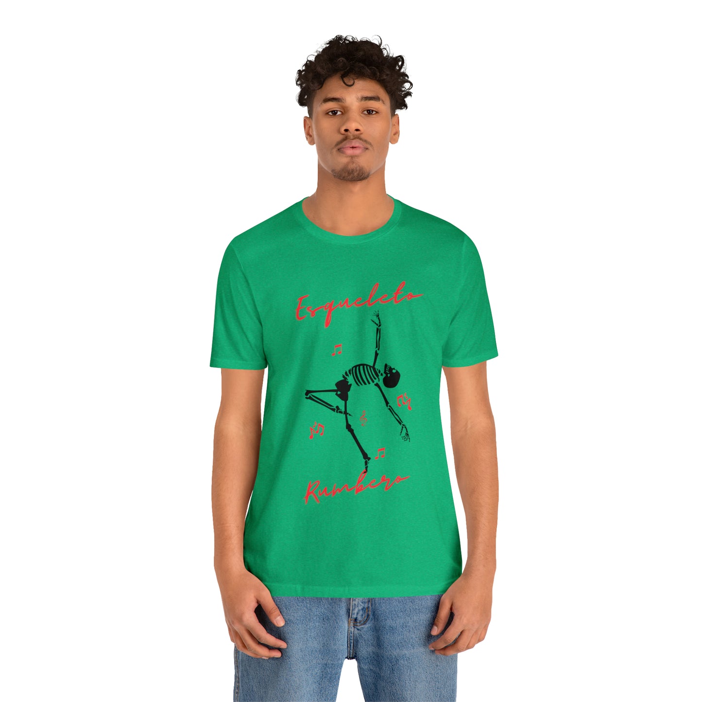 Esqueleto Rumbero Unisex Jersey Short Sleeve Tee