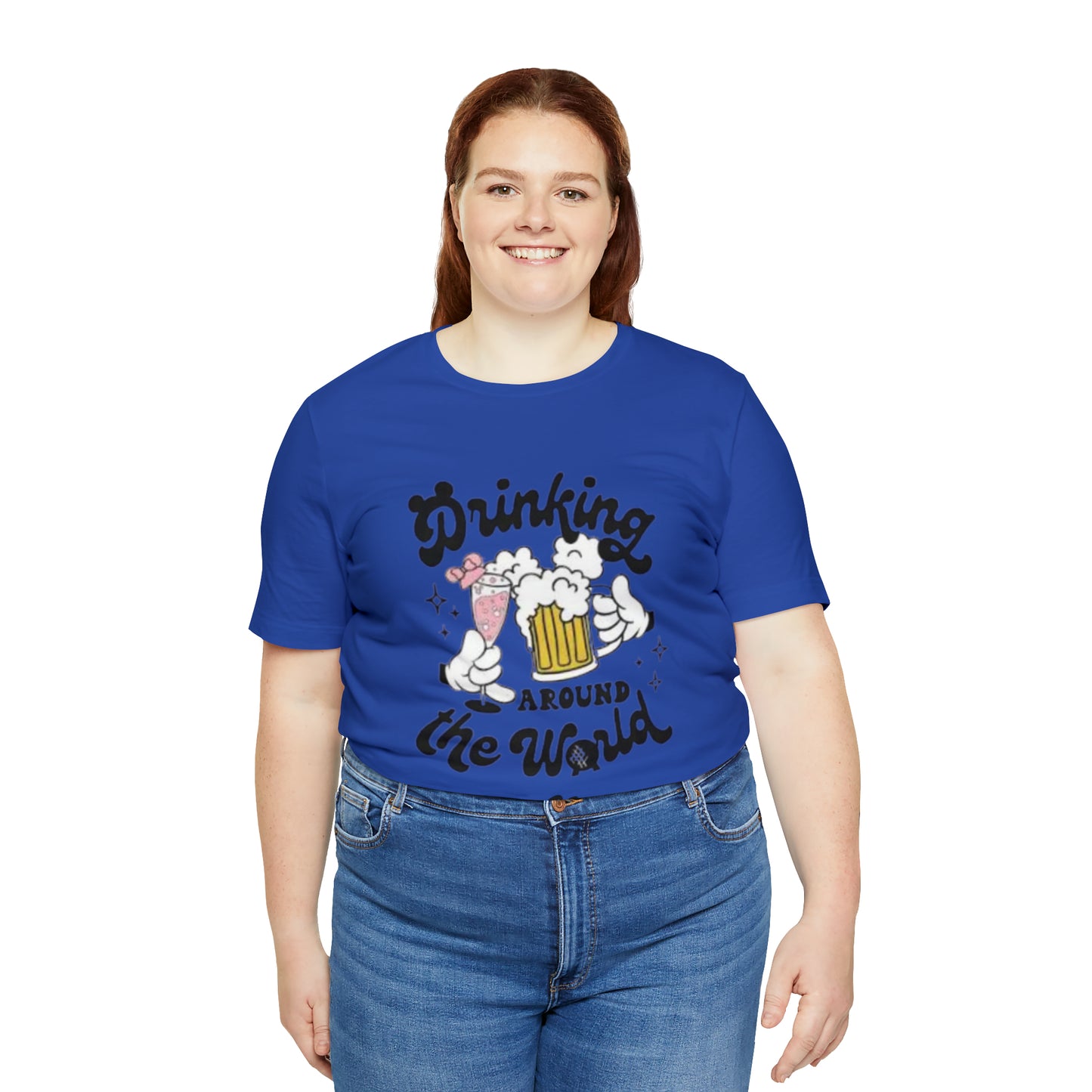Epcot Drinking Around the World Unisex Jersey Short Sleeve Tee