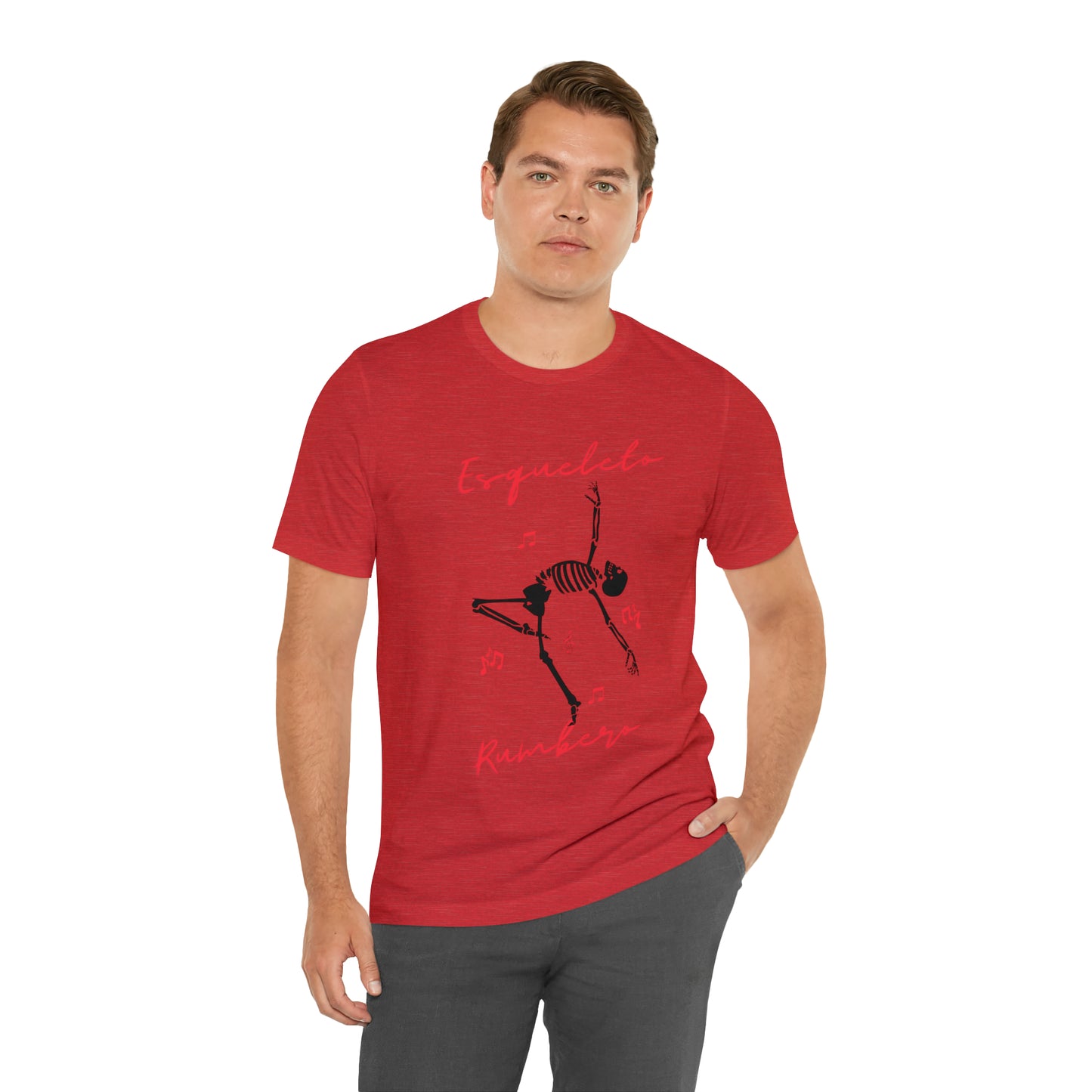 Esqueleto Rumbero Unisex Jersey Short Sleeve Tee