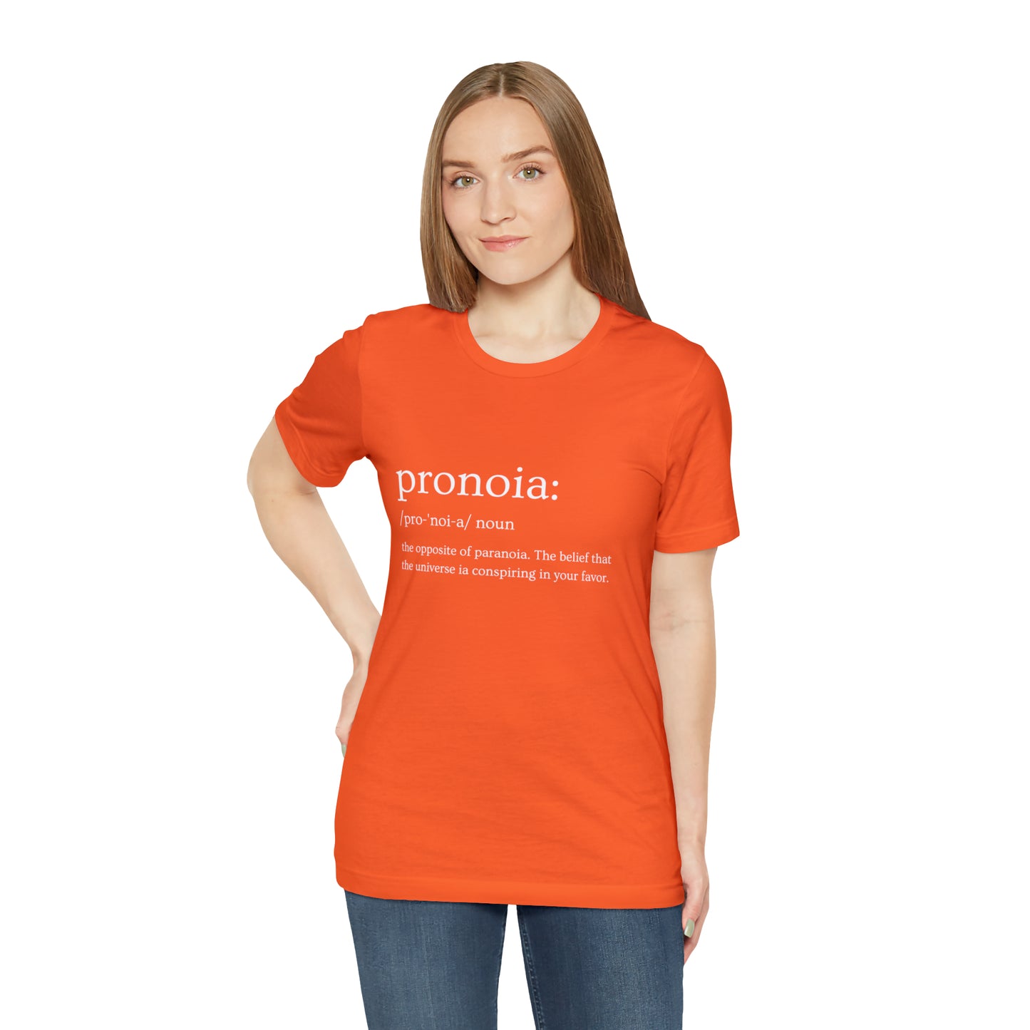 Pronoia Definition - Unisex Jersey Short Sleeve Tee