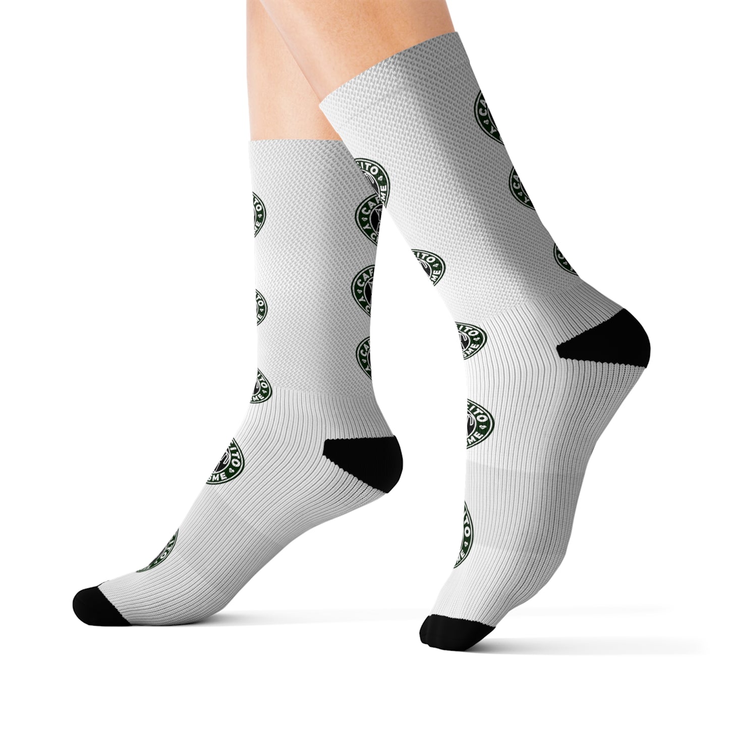 But First Cafecito Sublimation Socks