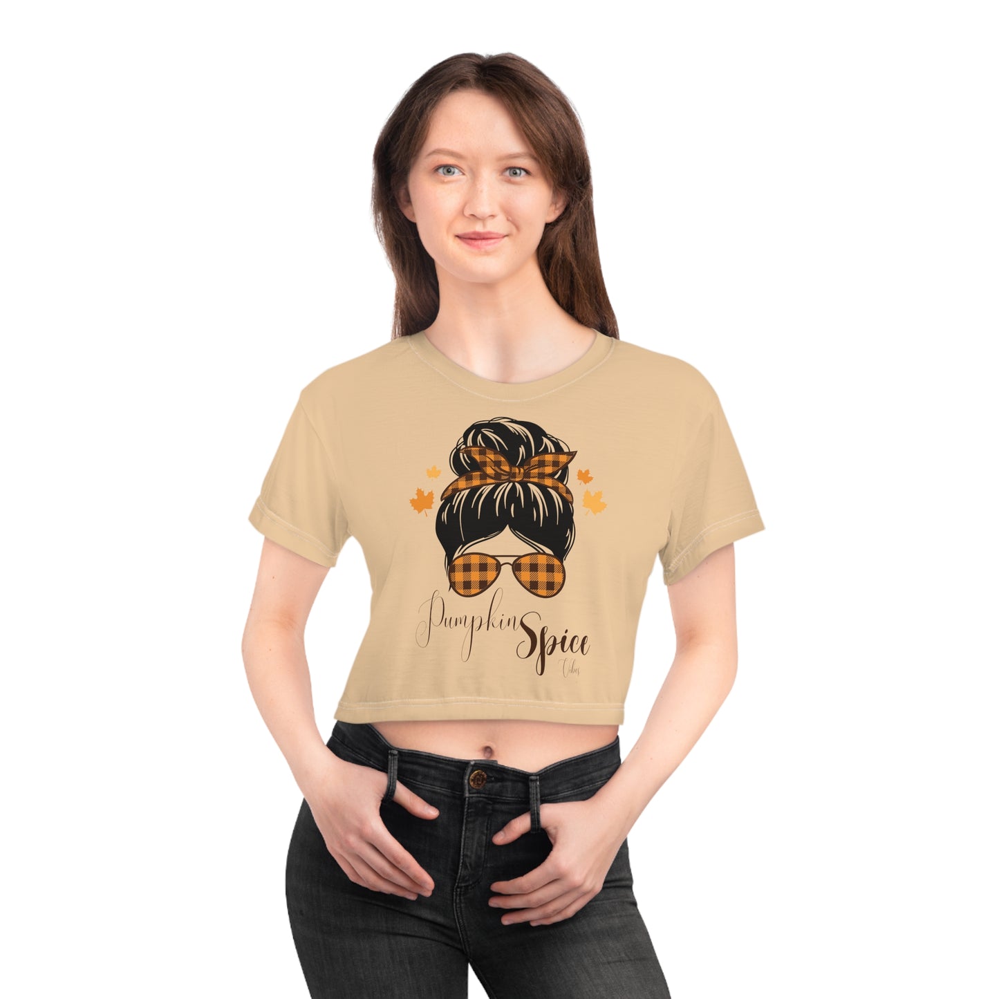 Pumpkin Spice Vibes Cropped T