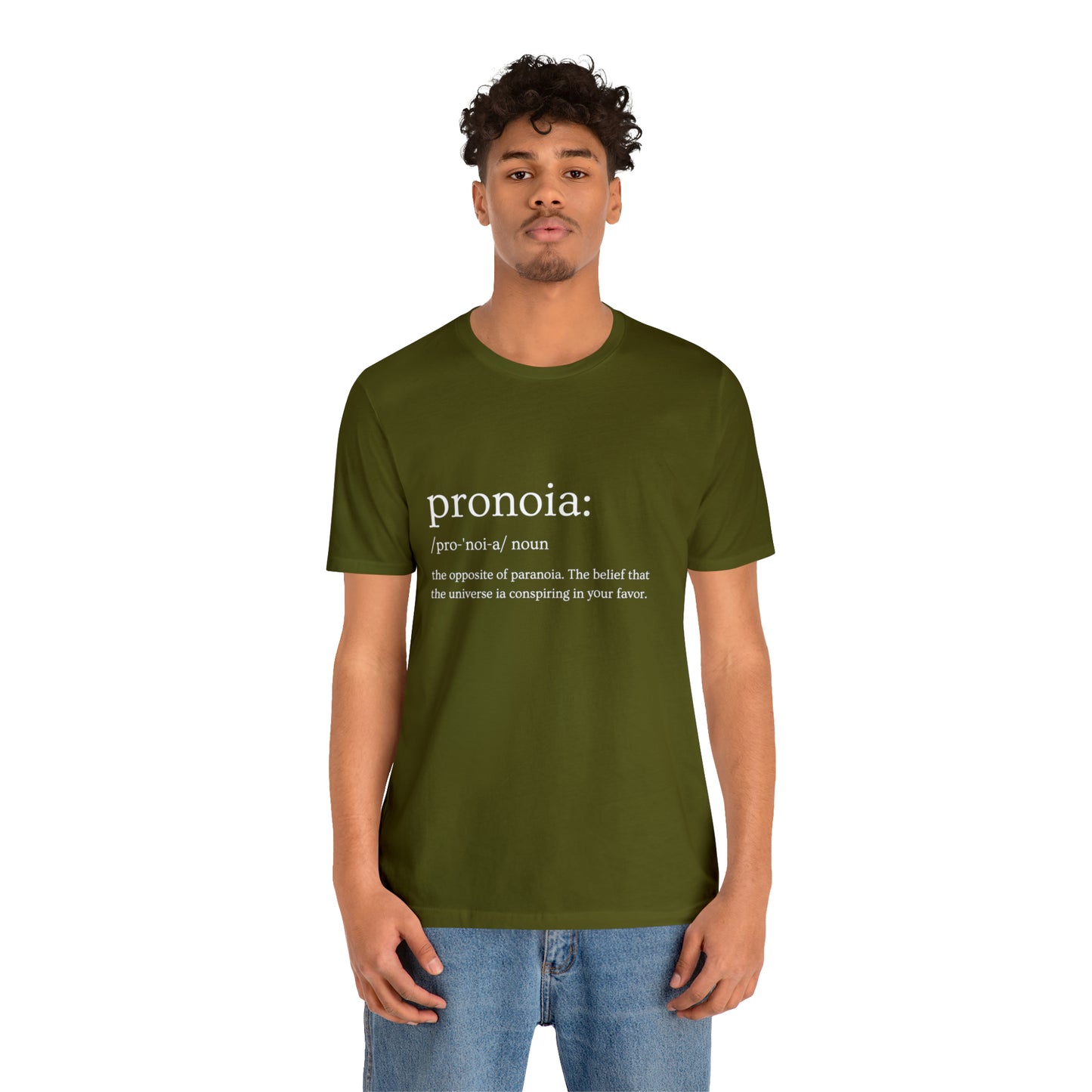 Pronoia Definition - Unisex Jersey Short Sleeve Tee