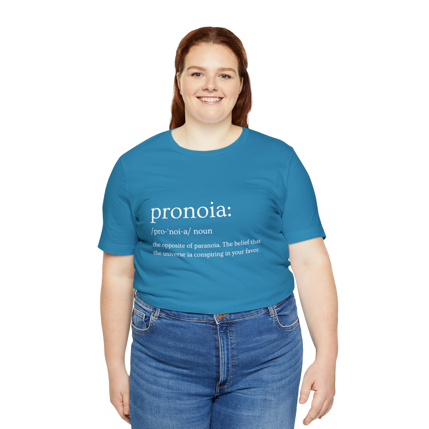 Pronoia Definition - Unisex Jersey Short Sleeve Tee