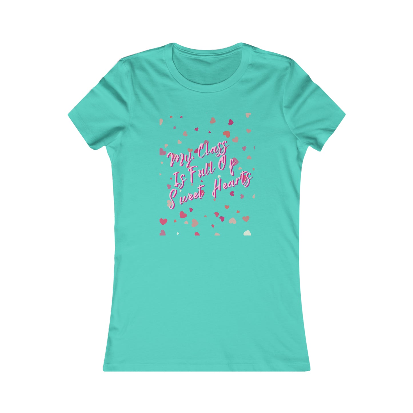 Teachers Valentine's Day T-Shirt- My Class is Full of Sweet Hearts