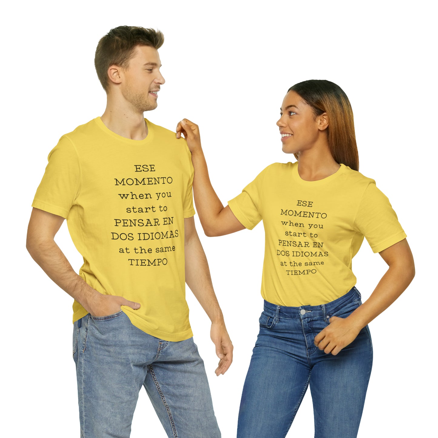 Im Bilingual Unisex Jersey Short Sleeve Tee