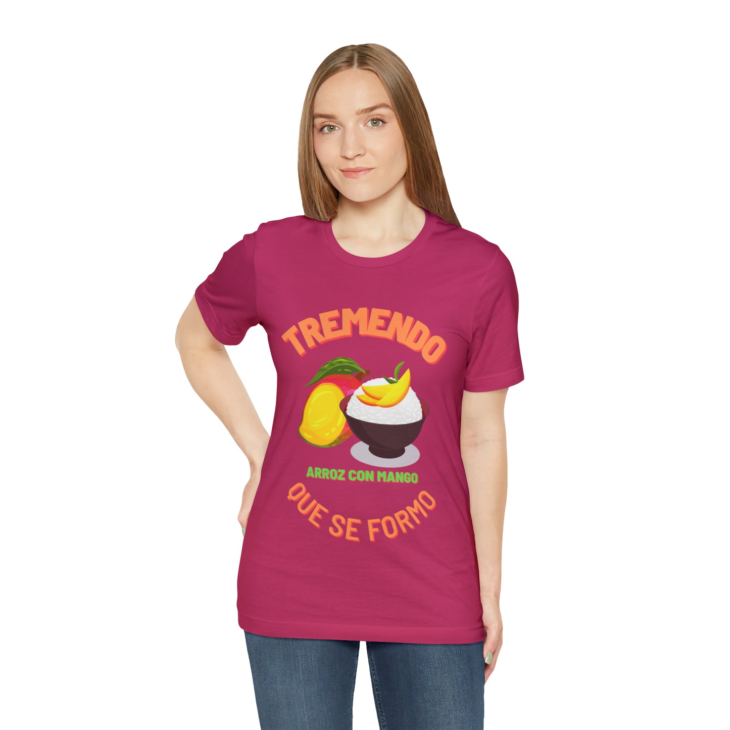 Tremendo Arroz Con Mango Que Se Formo -Unisex Jersey Short Sleeve Tee