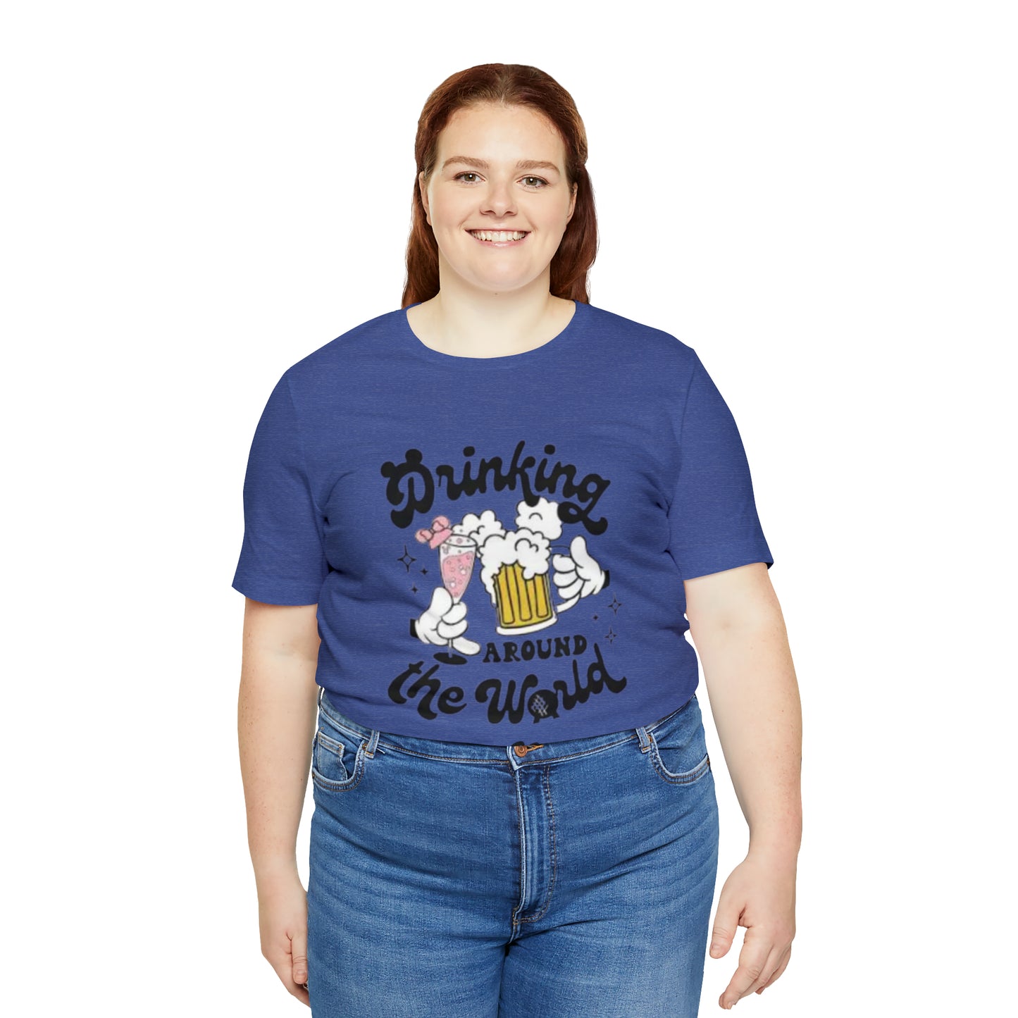 Epcot Drinking Around the World Unisex Jersey Short Sleeve Tee