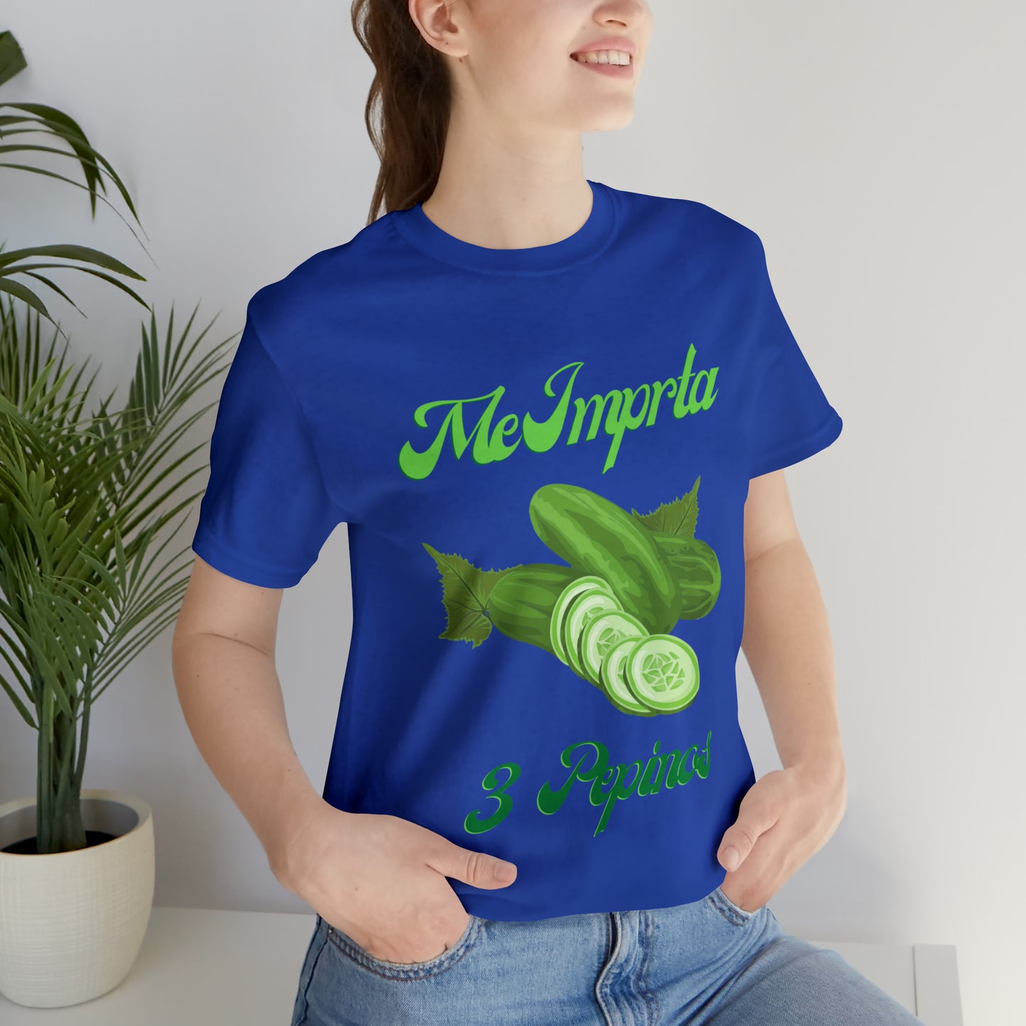 Me Importa 3 Pepinos -Unisex Jersey Short Sleeve Tee