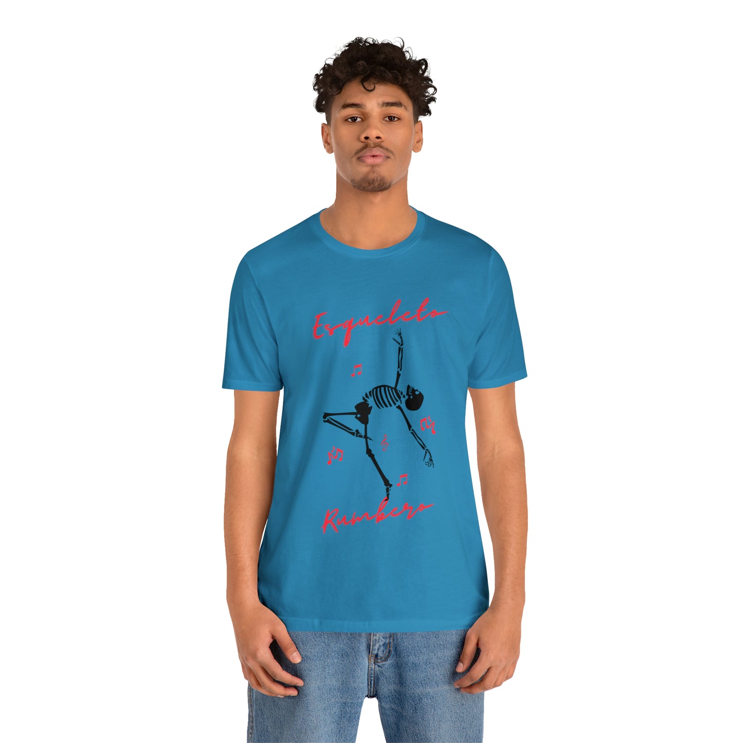 Esqueleto Rumbero Unisex Jersey Short Sleeve Tee
