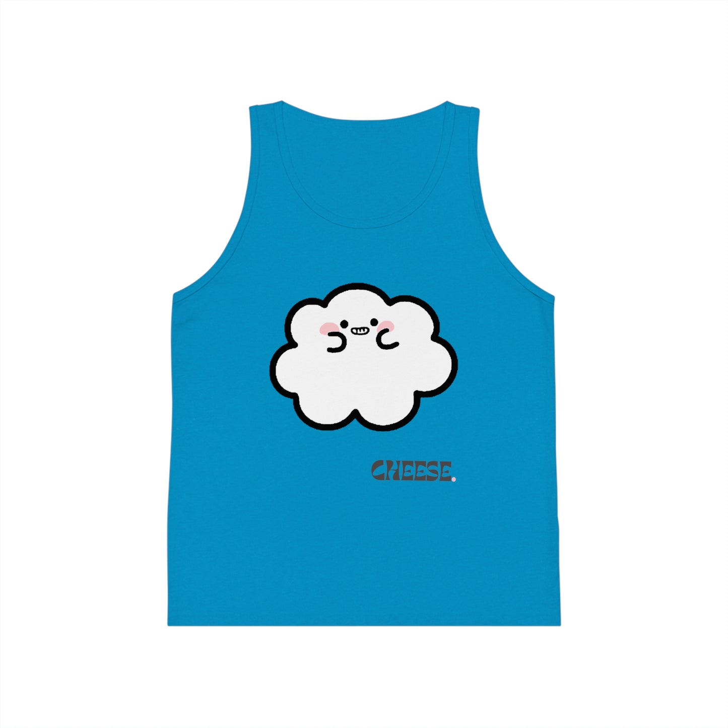 Cheese- Cumulo Cuties Kid's Jersey Tank Top