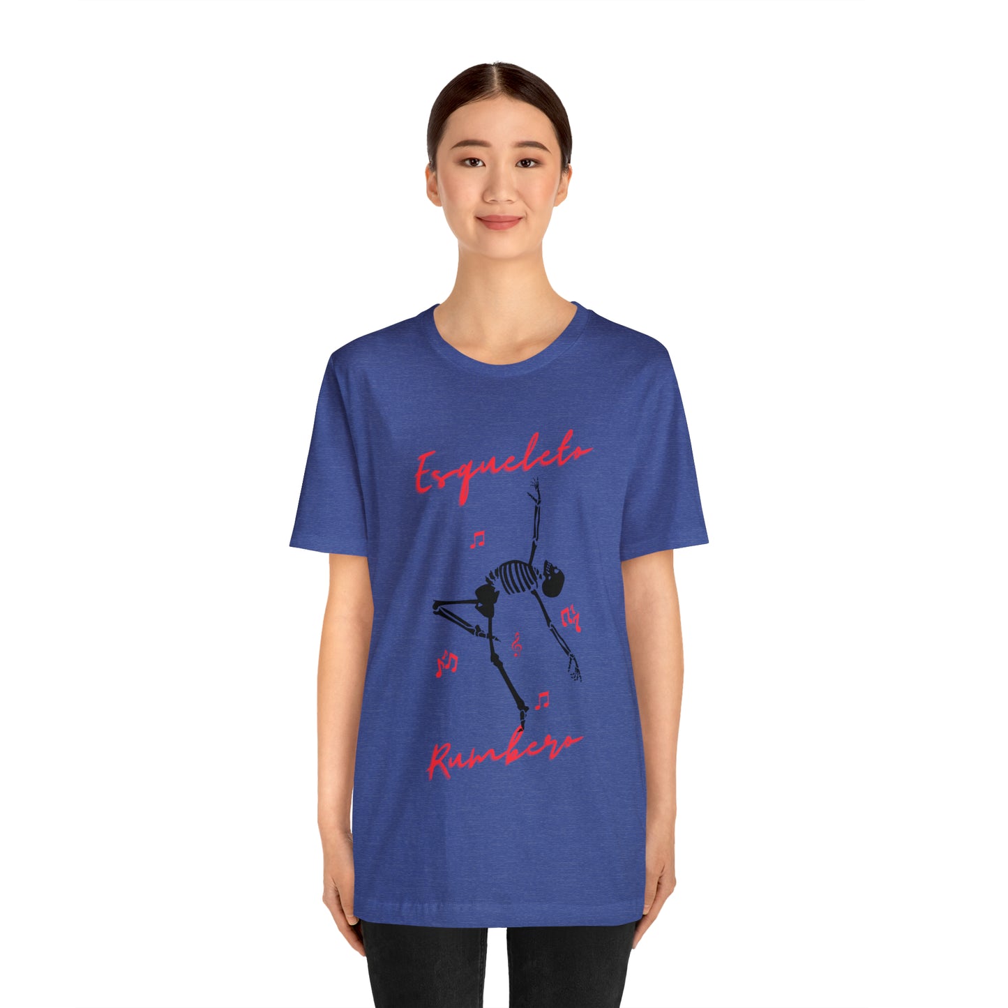Esqueleto Rumbero Unisex Jersey Short Sleeve Tee