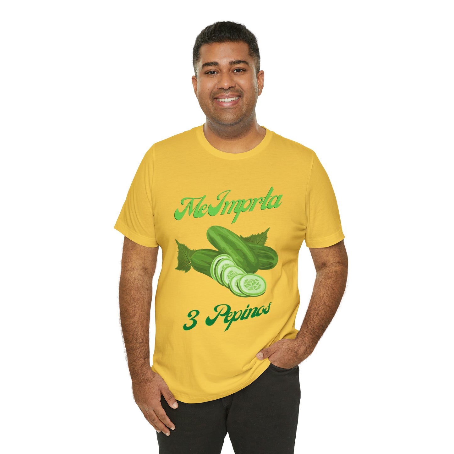 Me Importa 3 Pepinos -Unisex Jersey Short Sleeve Tee