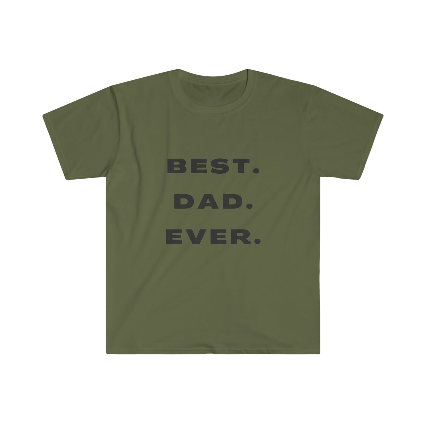 Best. Dad. Ever. Minimalist Fathers Day Softstyle T-Shirt