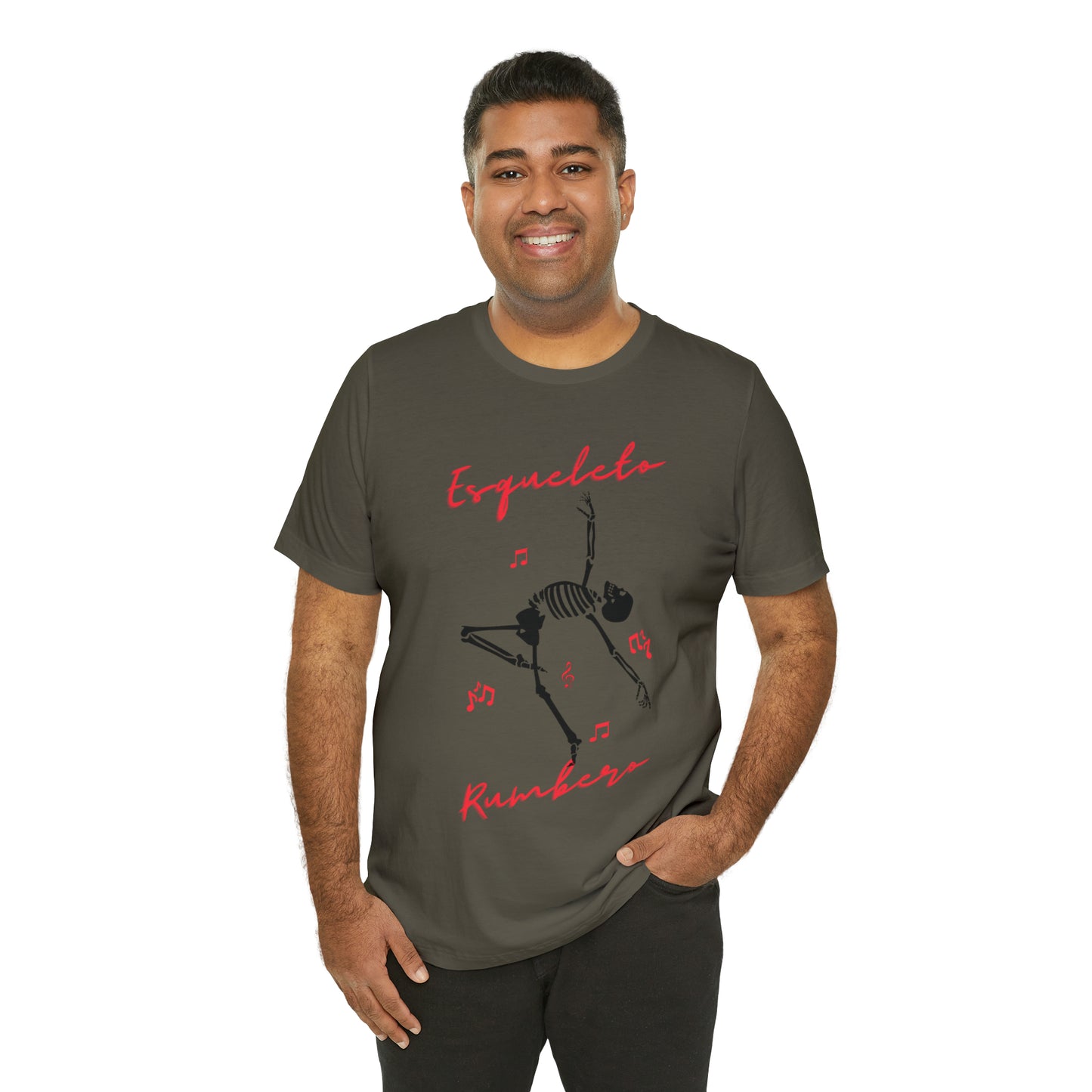 Esqueleto Rumbero Unisex Jersey Short Sleeve Tee