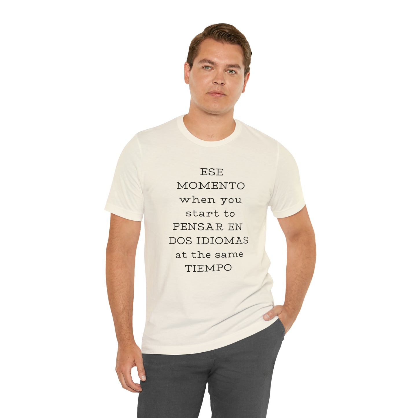 Im Bilingual Unisex Jersey Short Sleeve Tee