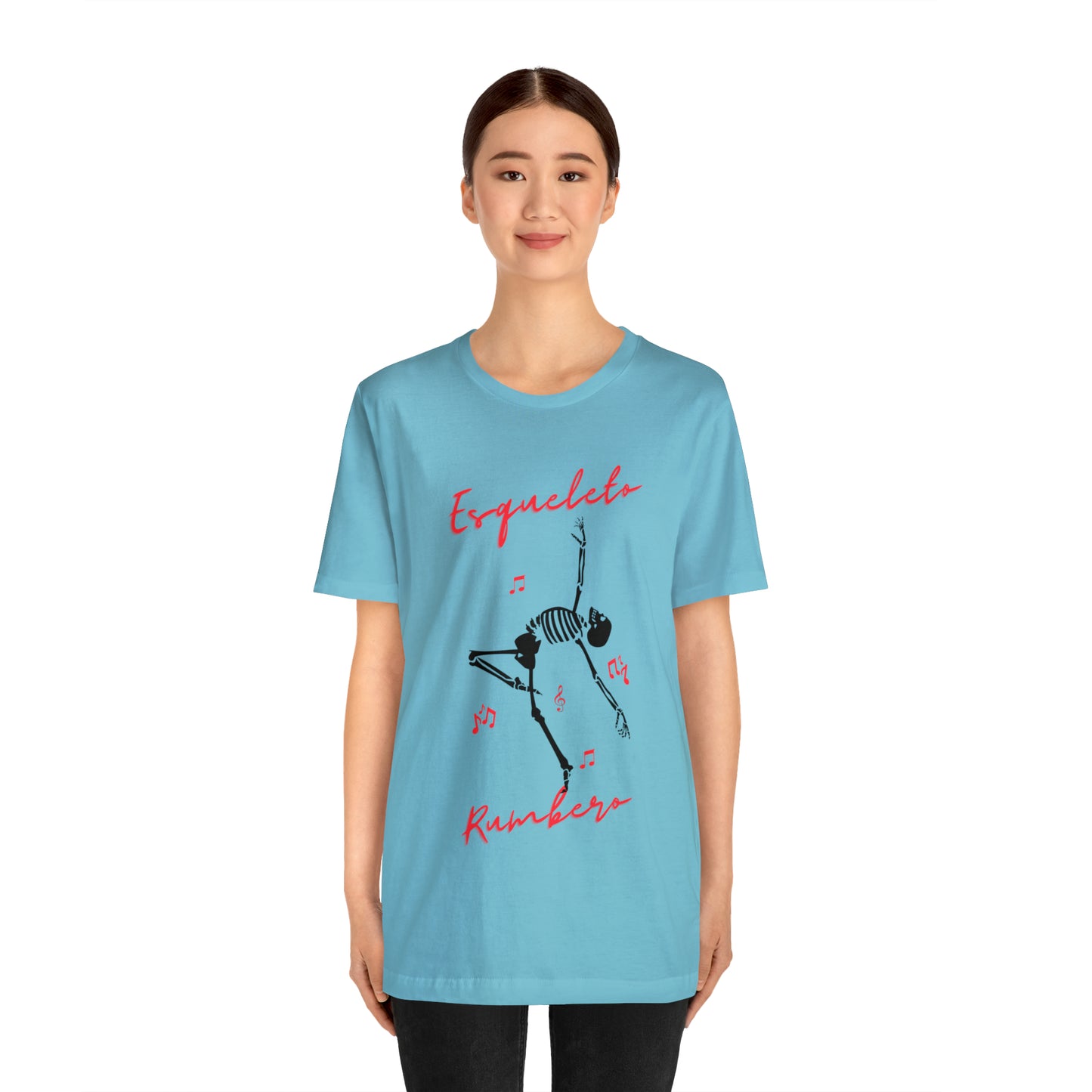 Esqueleto Rumbero Unisex Jersey Short Sleeve Tee