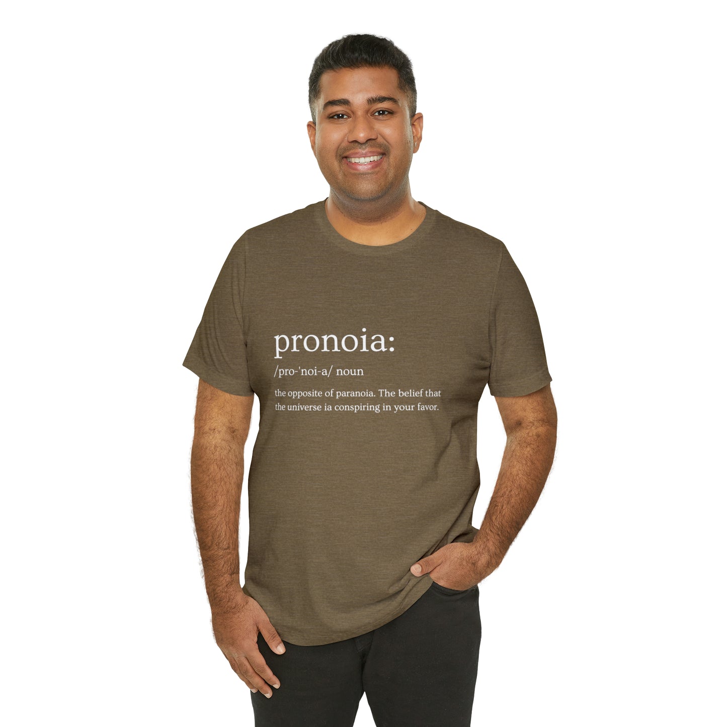 Pronoia Definition - Unisex Jersey Short Sleeve Tee