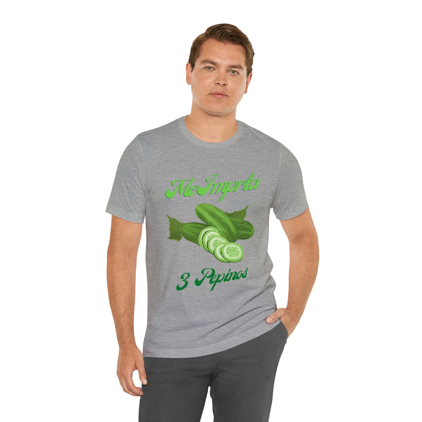 Me Importa 3 Pepinos -Unisex Jersey Short Sleeve Tee