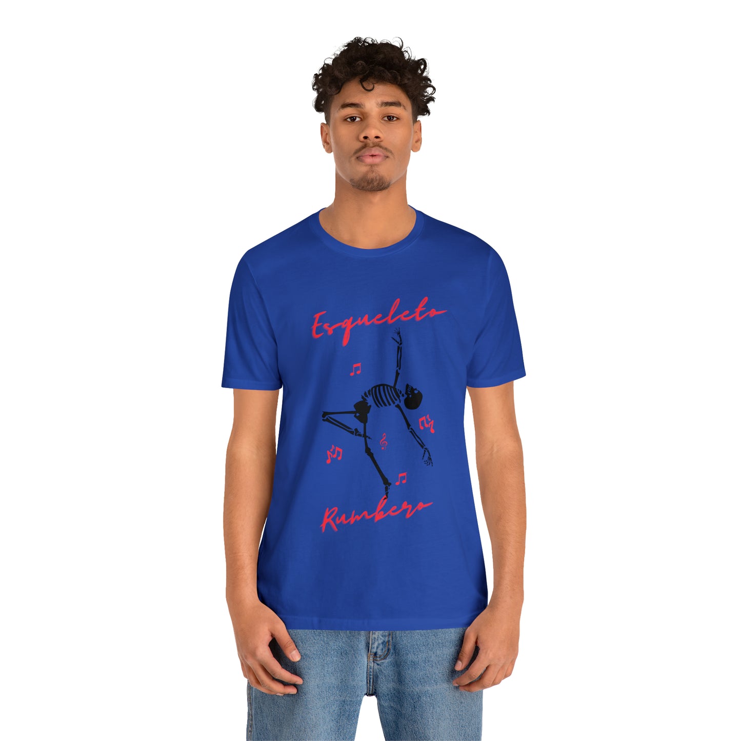 Esqueleto Rumbero Unisex Jersey Short Sleeve Tee