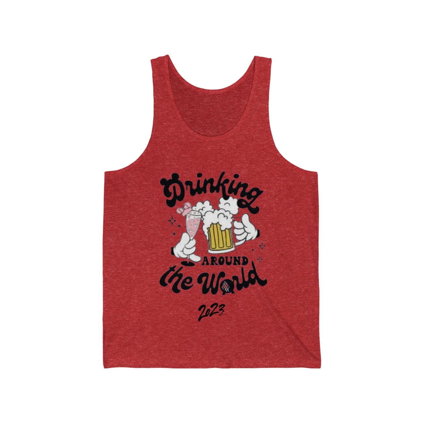 Epcot Drinking Around the World - Unisex Jersey Tank