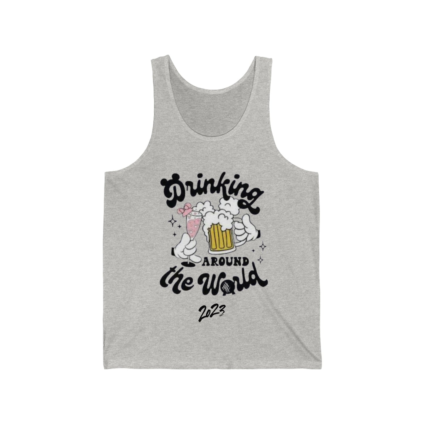 Epcot Drinking Around the World - Unisex Jersey Tank